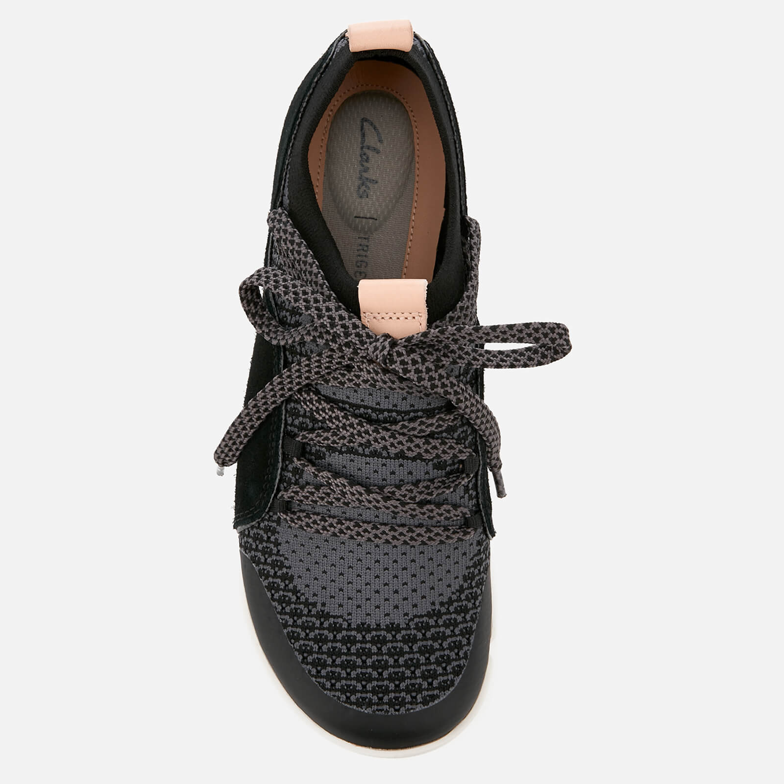 Clarks Women s Tri Amelia Mesh Trainers Black Combi