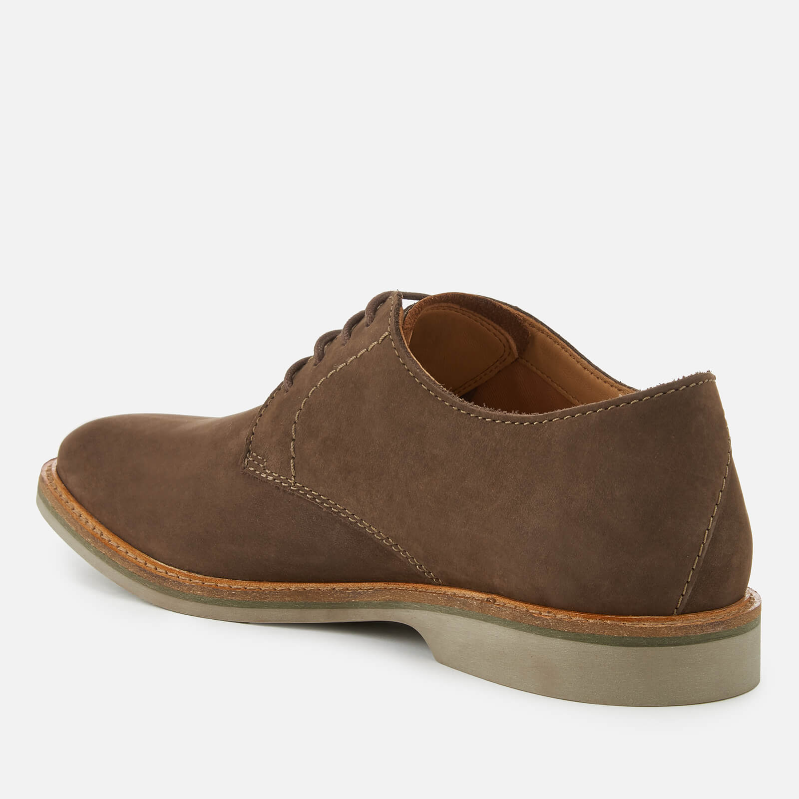 Clarks atticus store lace taupe nubuck