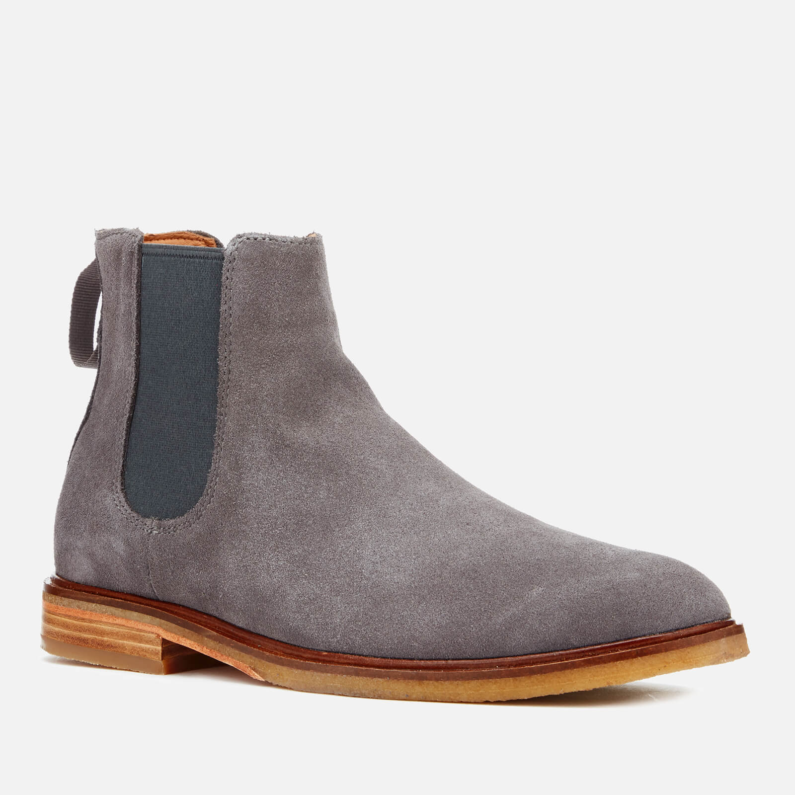 Clarks Men s Clarkdale Gobi Suede Chelsea Boots Grey Allsole