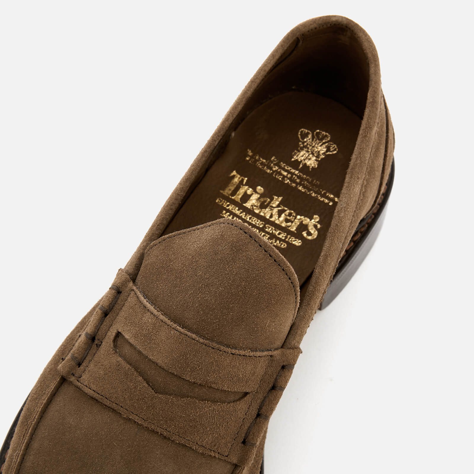 Adam Penny Loafer - New Brown Suede – R E Tricker Ltd