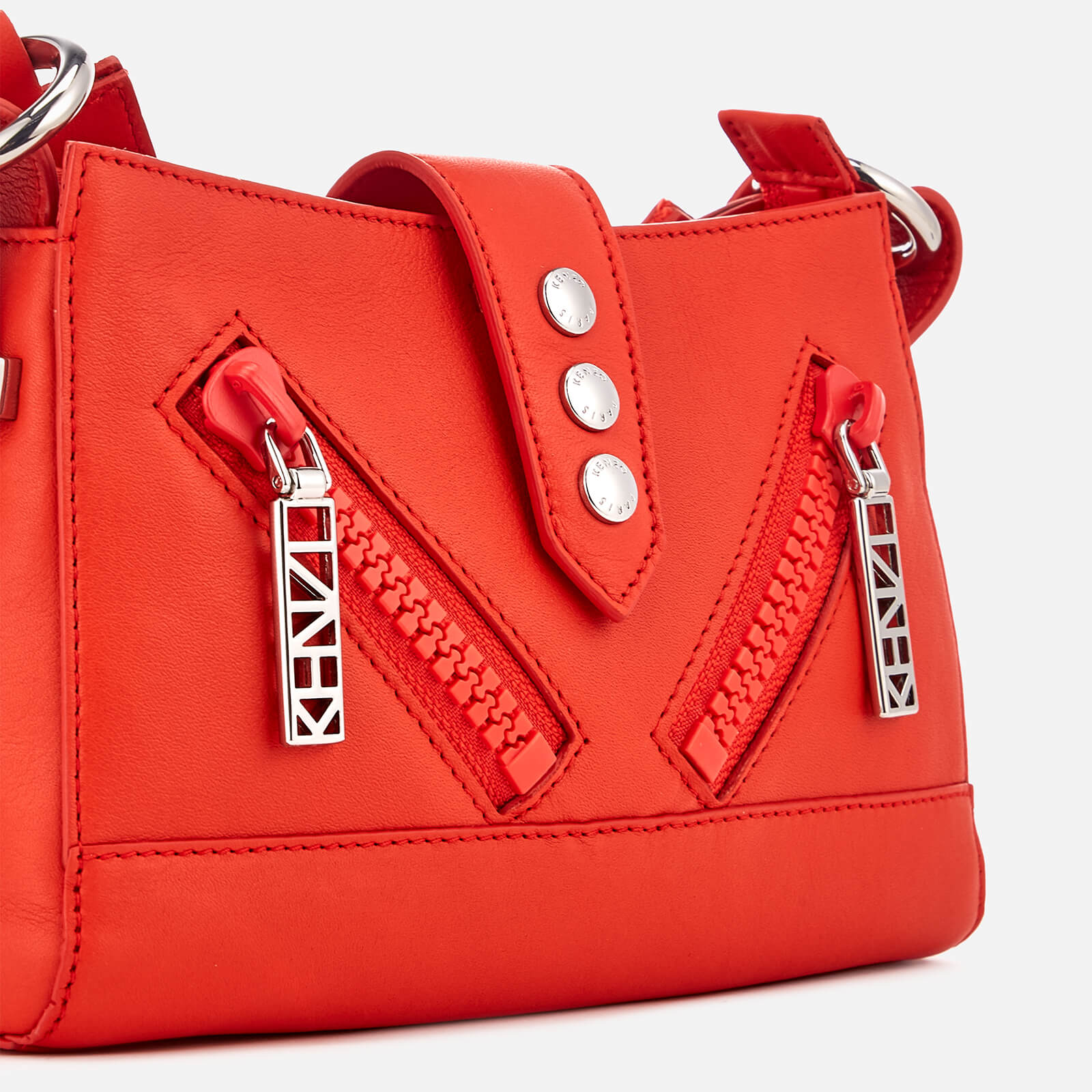 KENZO Women s Kalifornia Mini Shoulder Bag Medium Red Coggles