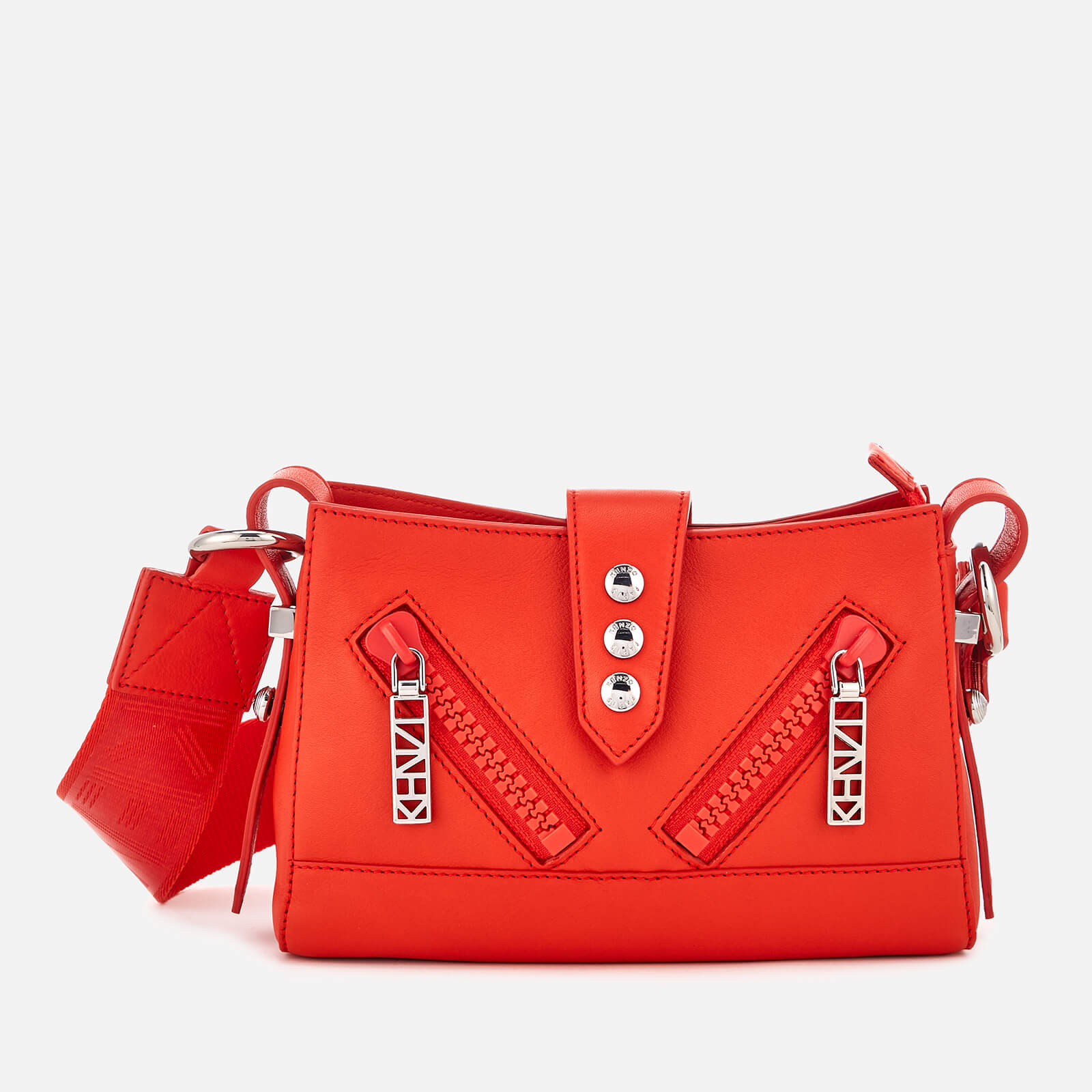 KENZO Women s Kalifornia Mini Shoulder Bag Medium Red Coggles