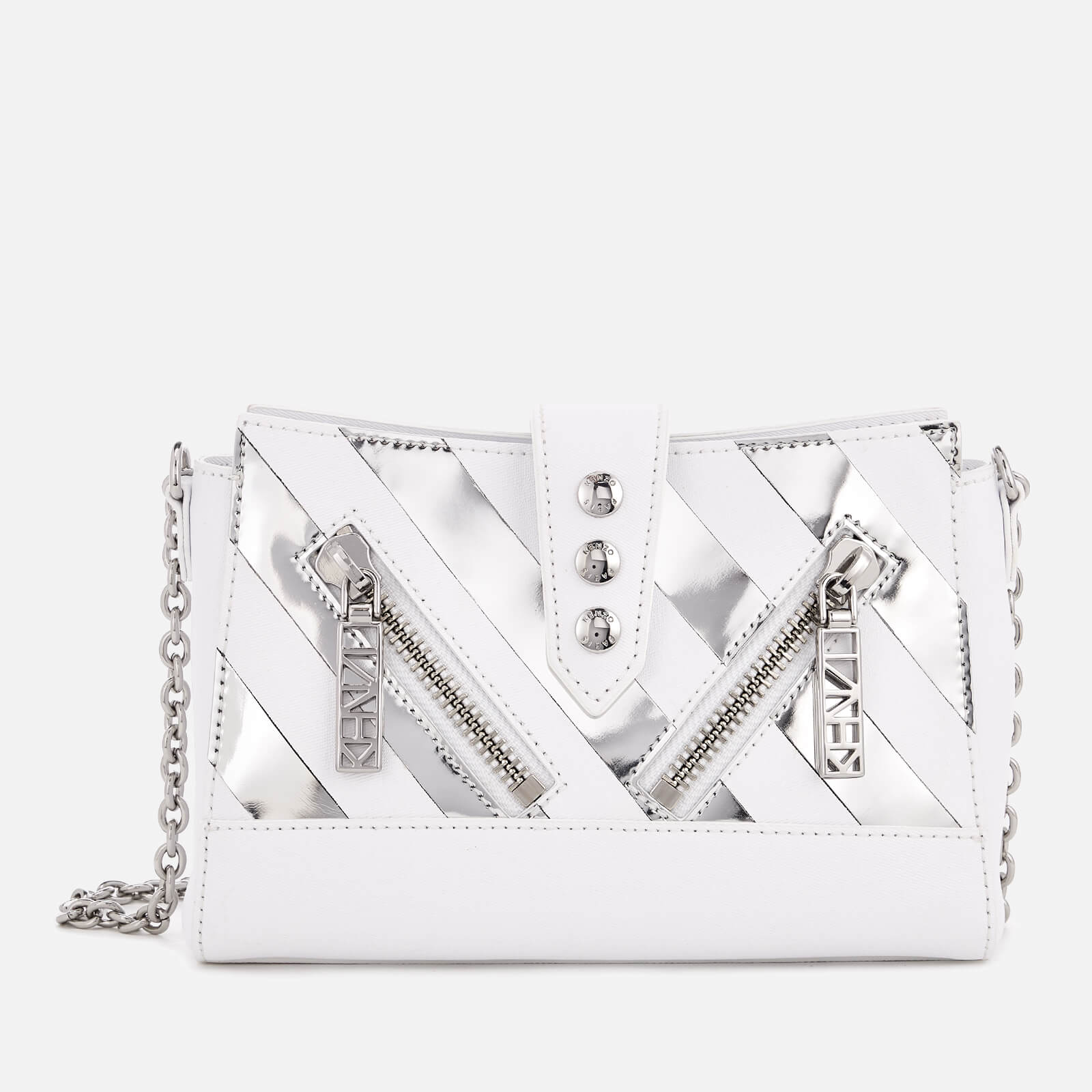 KENZO Women s Kalifornia Mini Shoulder Bag White Coggles