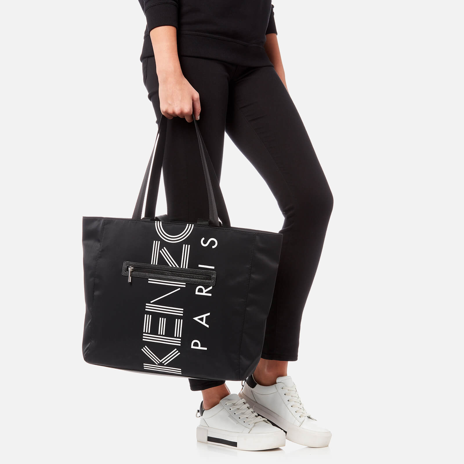 everyone nylon logo tote bag BLACK ナイロン c5364fa0b7f5805d56a7c9f86b7857