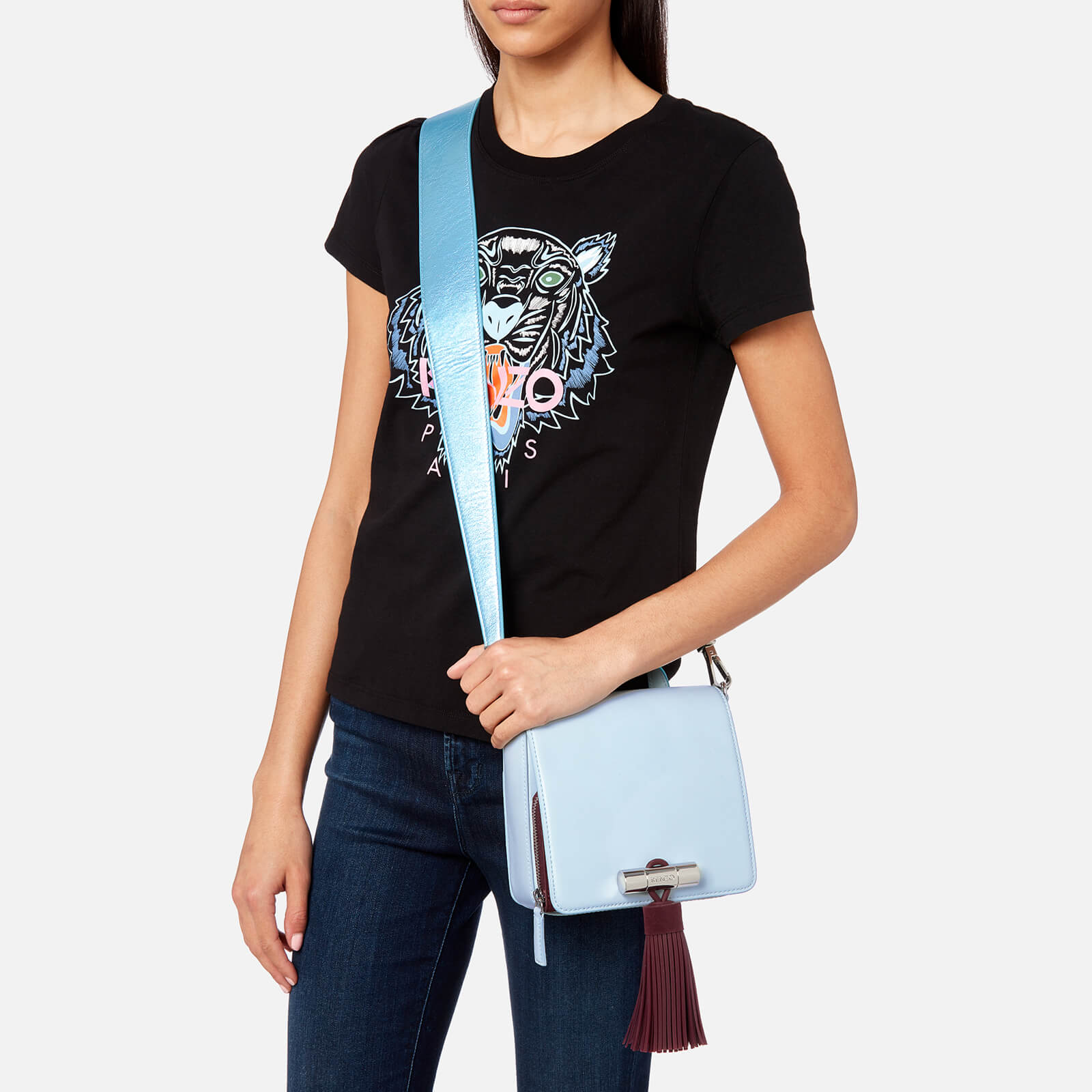 KENZO Women s Sailor Small Top Handle Bag Sky Blue Coggles
