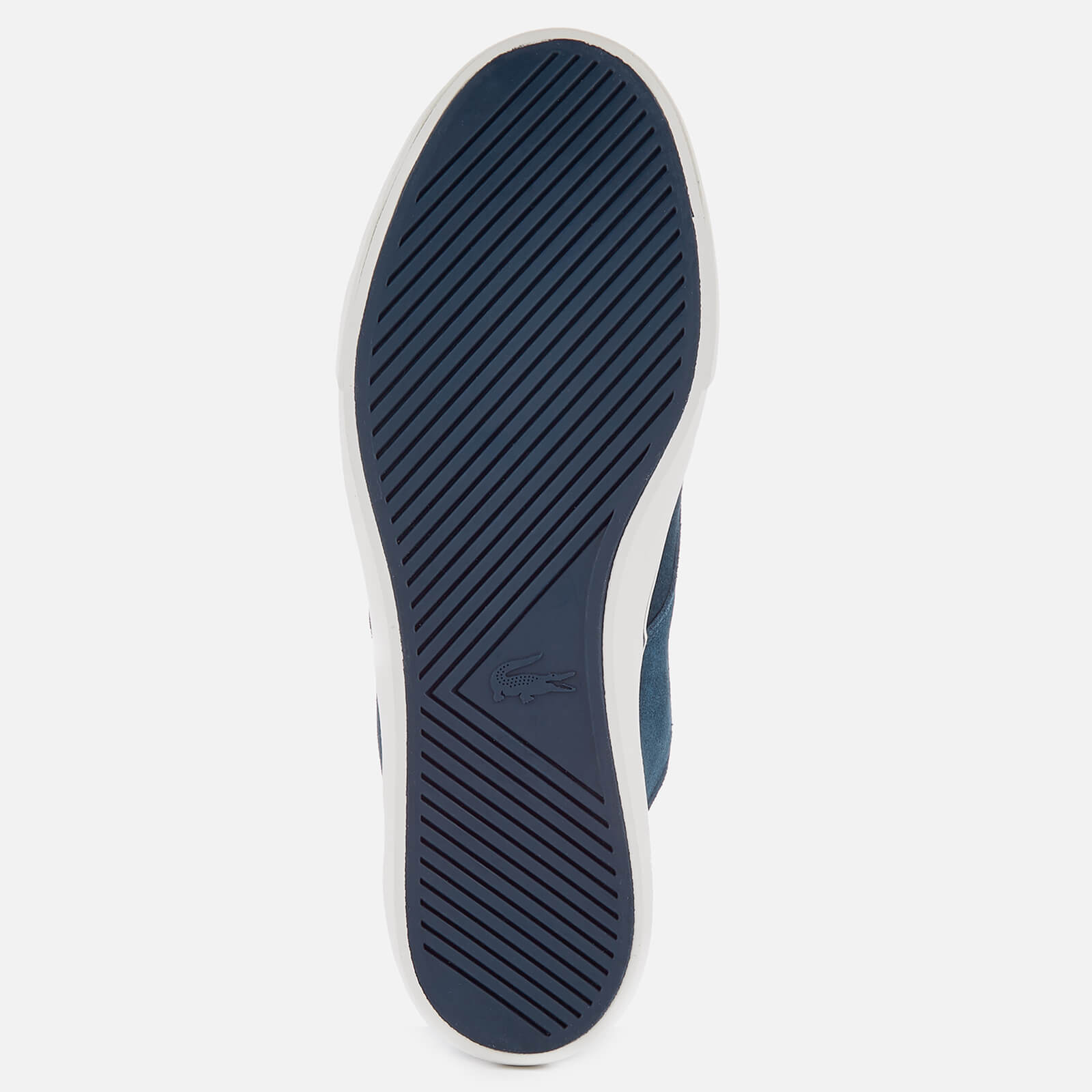 Lacoste navy esparre deck trainers clearance