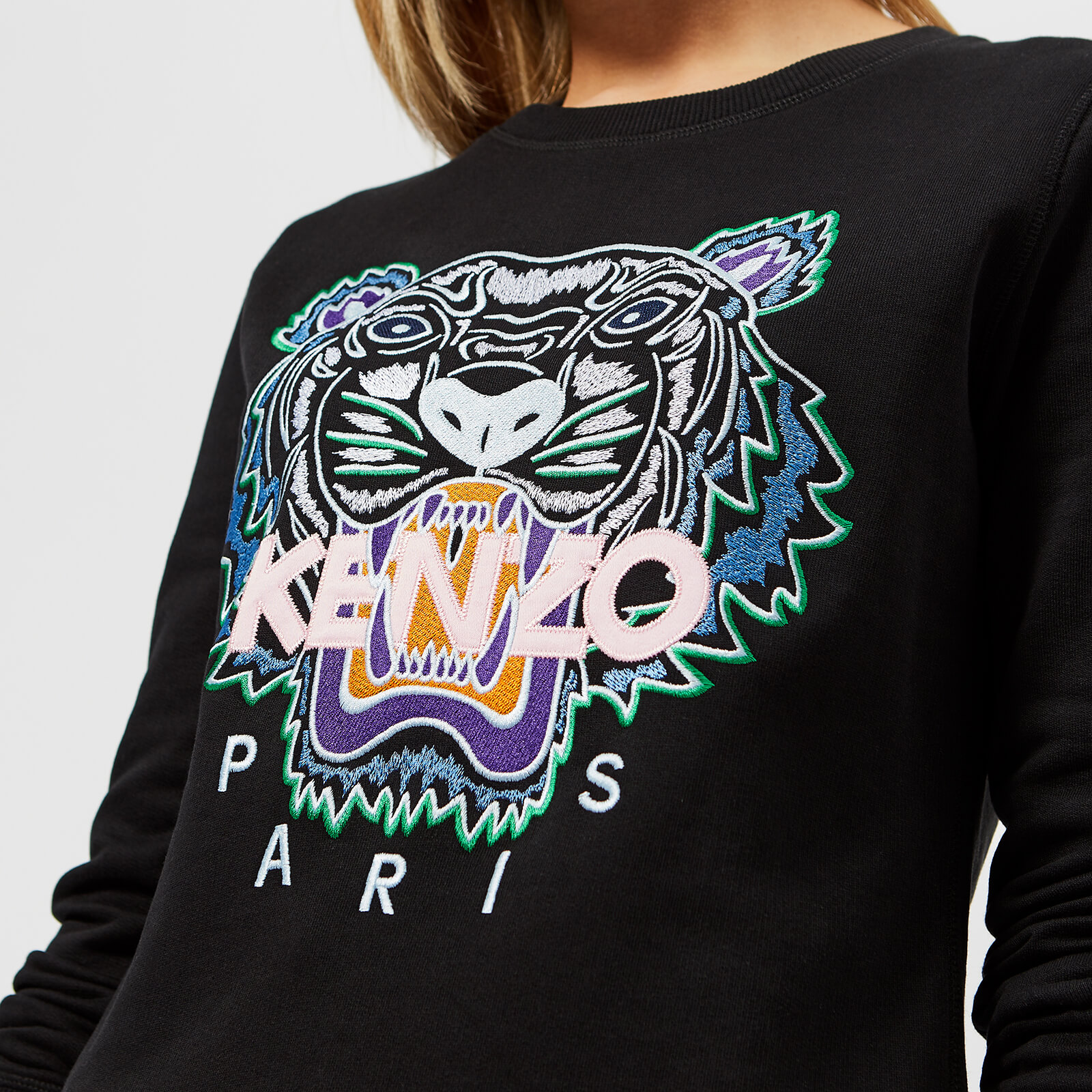 Kenzo black and pink sweatshirt top