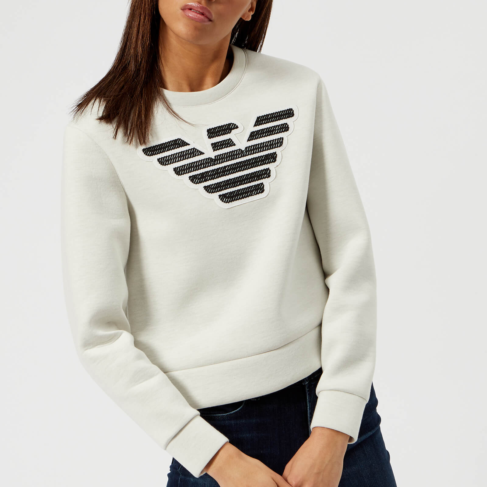 Armani sweatshirt womens hot sale