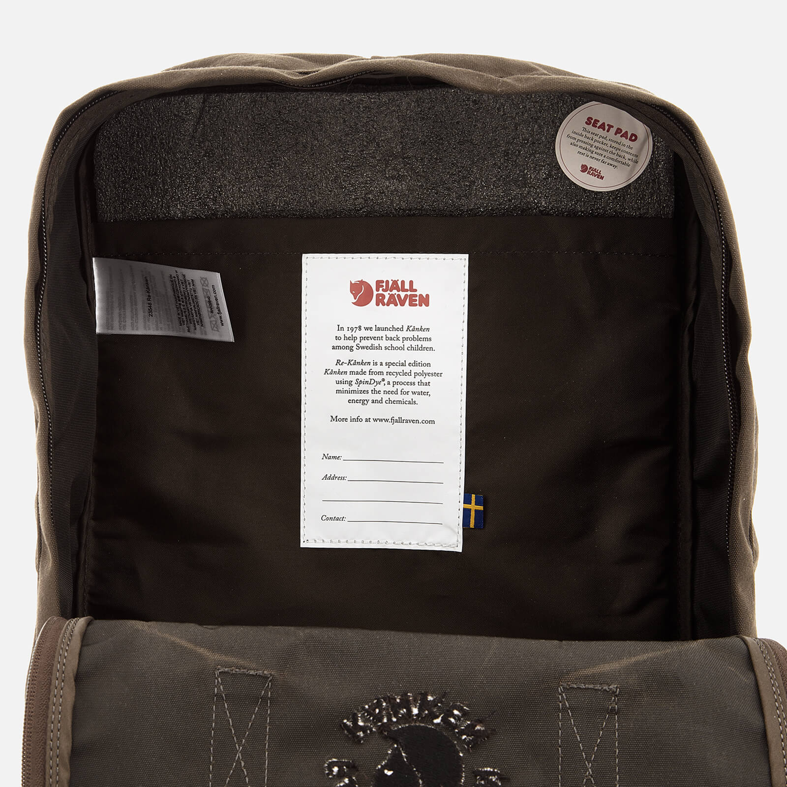 Fjallraven Re Kanken Backpack Dark Olive Coggles