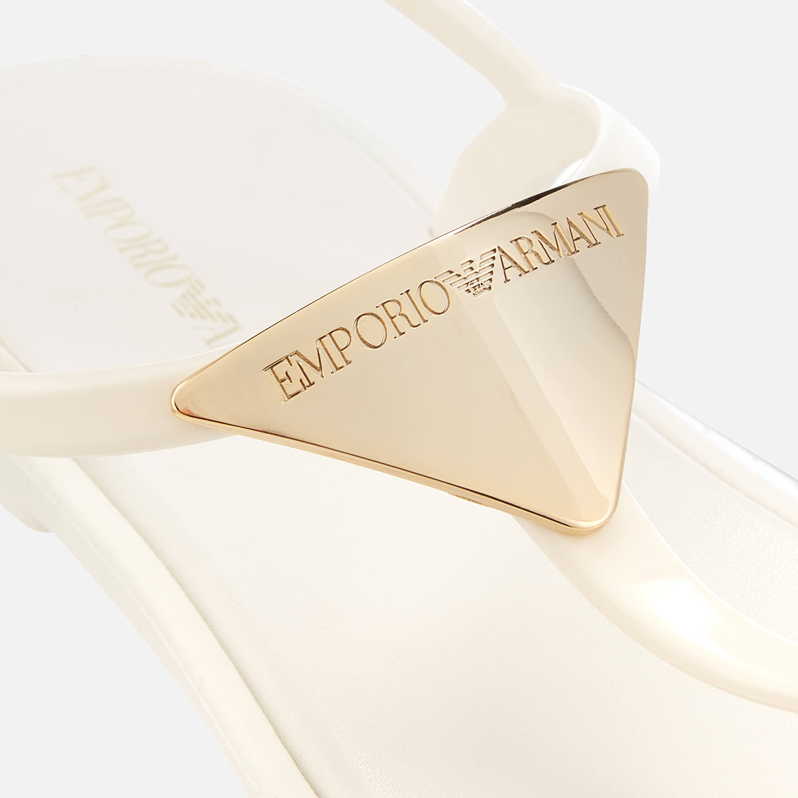 Emporio Armani Women s Coqui Soft Jelly Sandals Off White Coggles