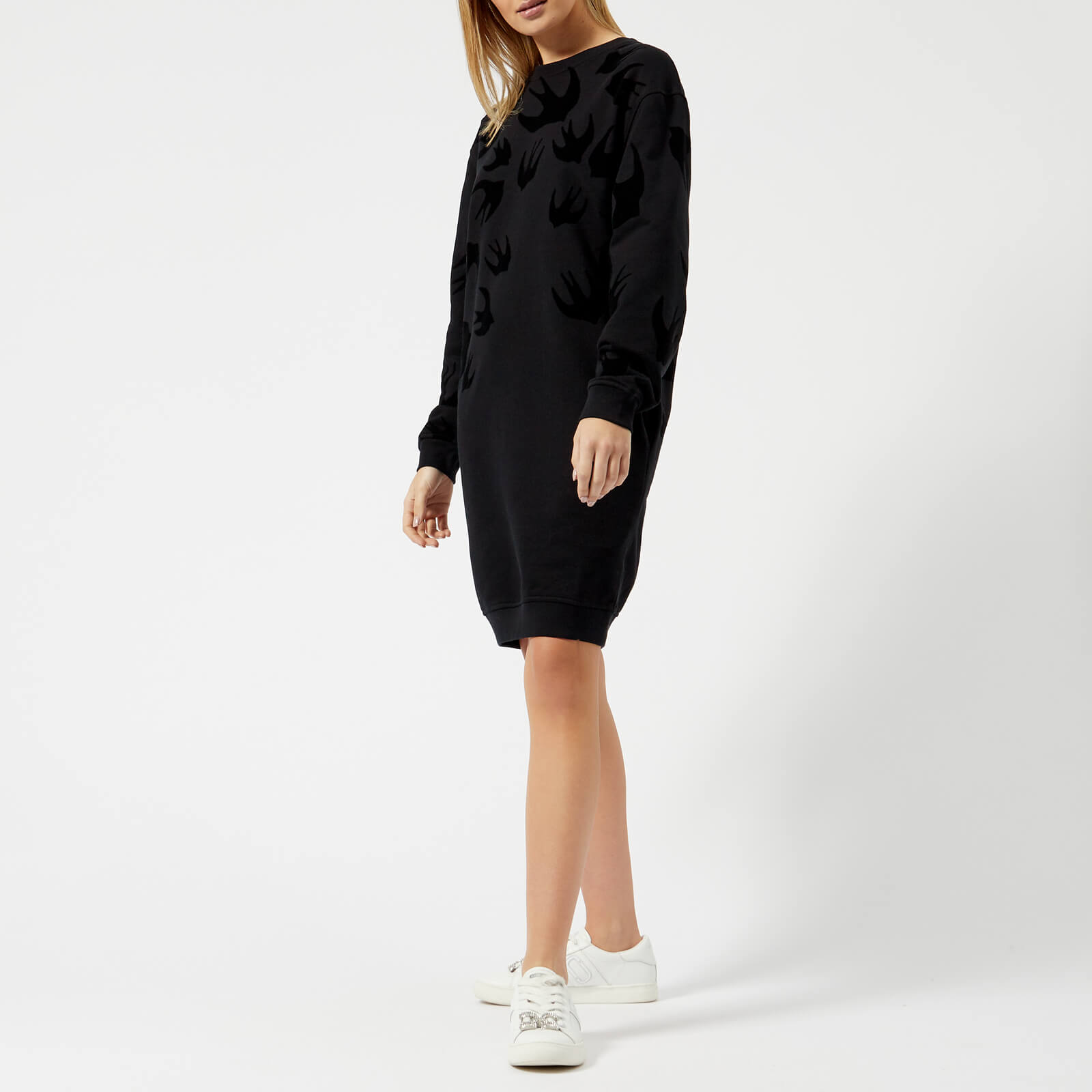 Alexander mcqueen swallow sale sweater dress