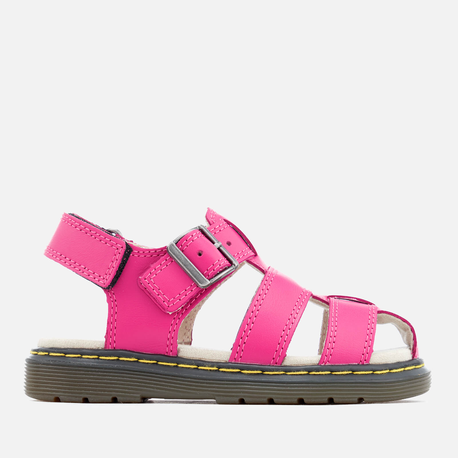 Pink dr shop martens sandals