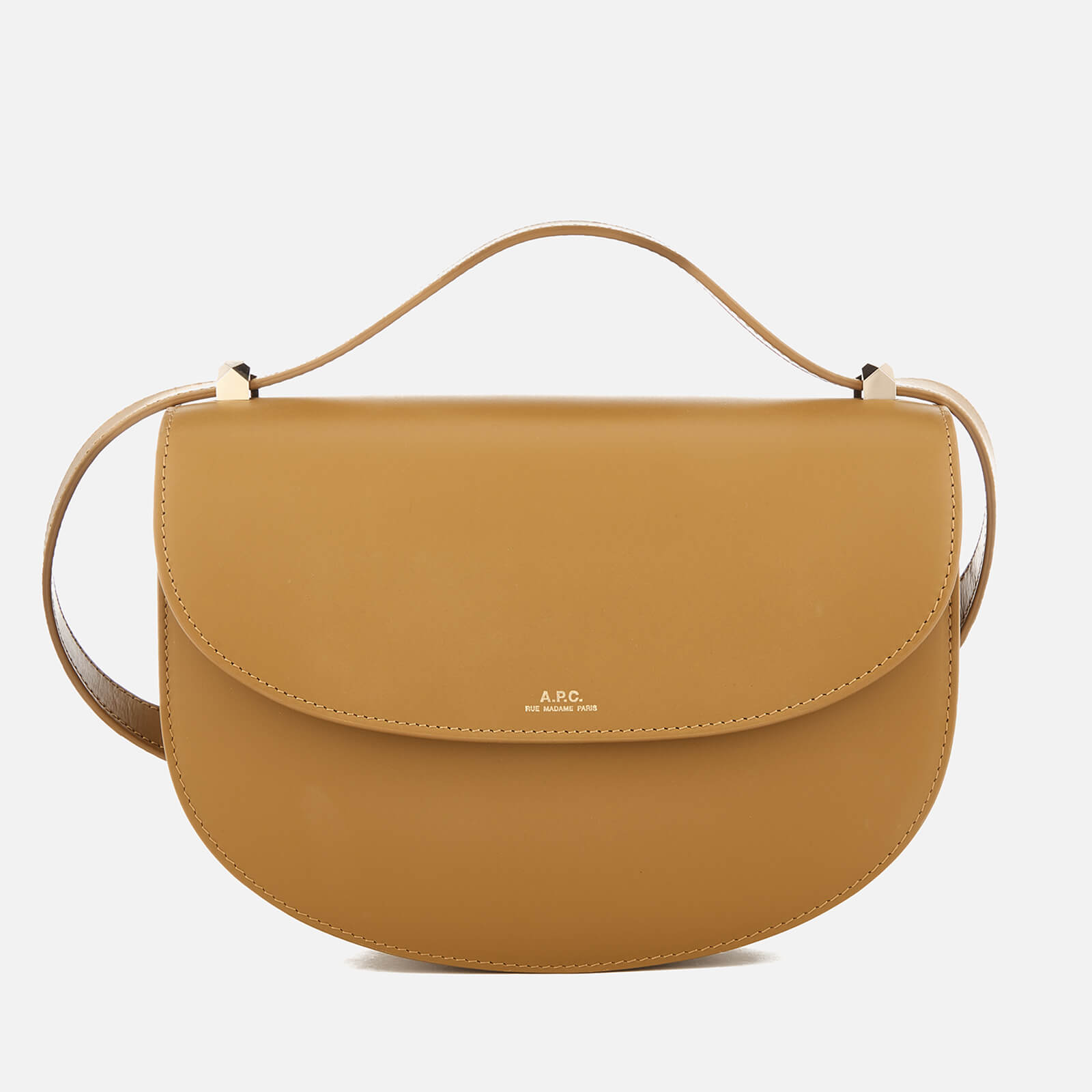 A.P.C. Women's Geneve Cross Body Bag with Flap - Camel | Coggles