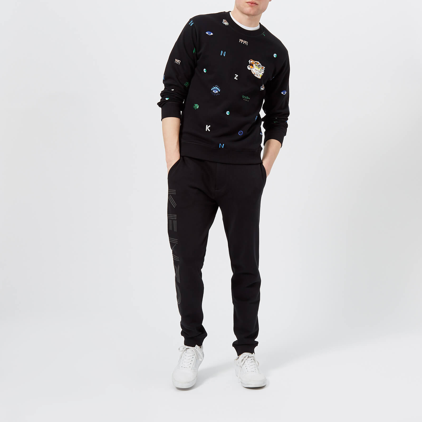 KENZO Men s Multi Icon Sweatshirt Black Coggles
