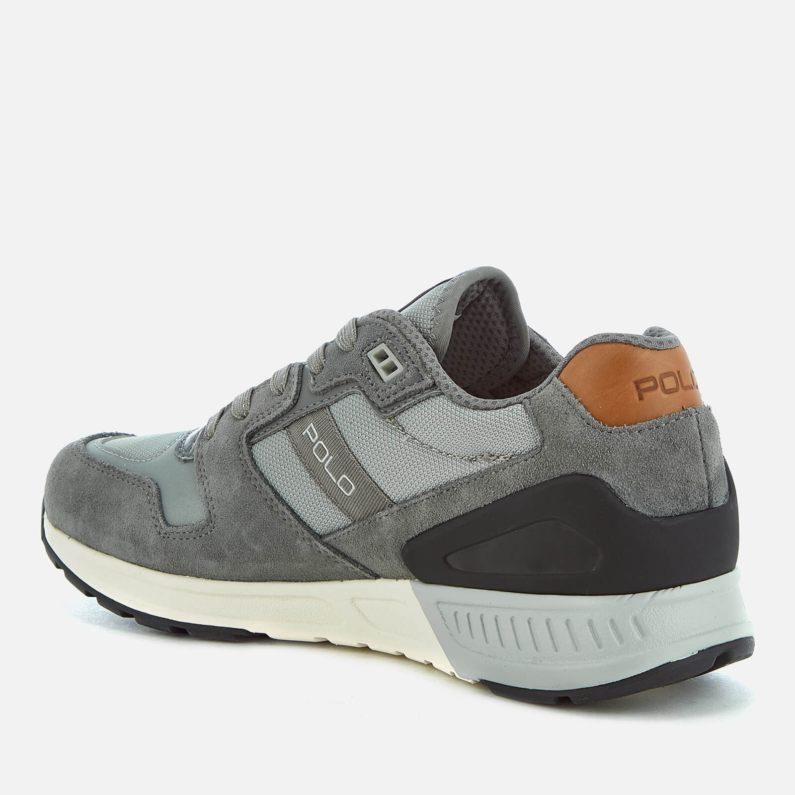 Polo Ralph Lauren Men s Train 100 Runner Trainers Basic Grey New Glacier Allsole