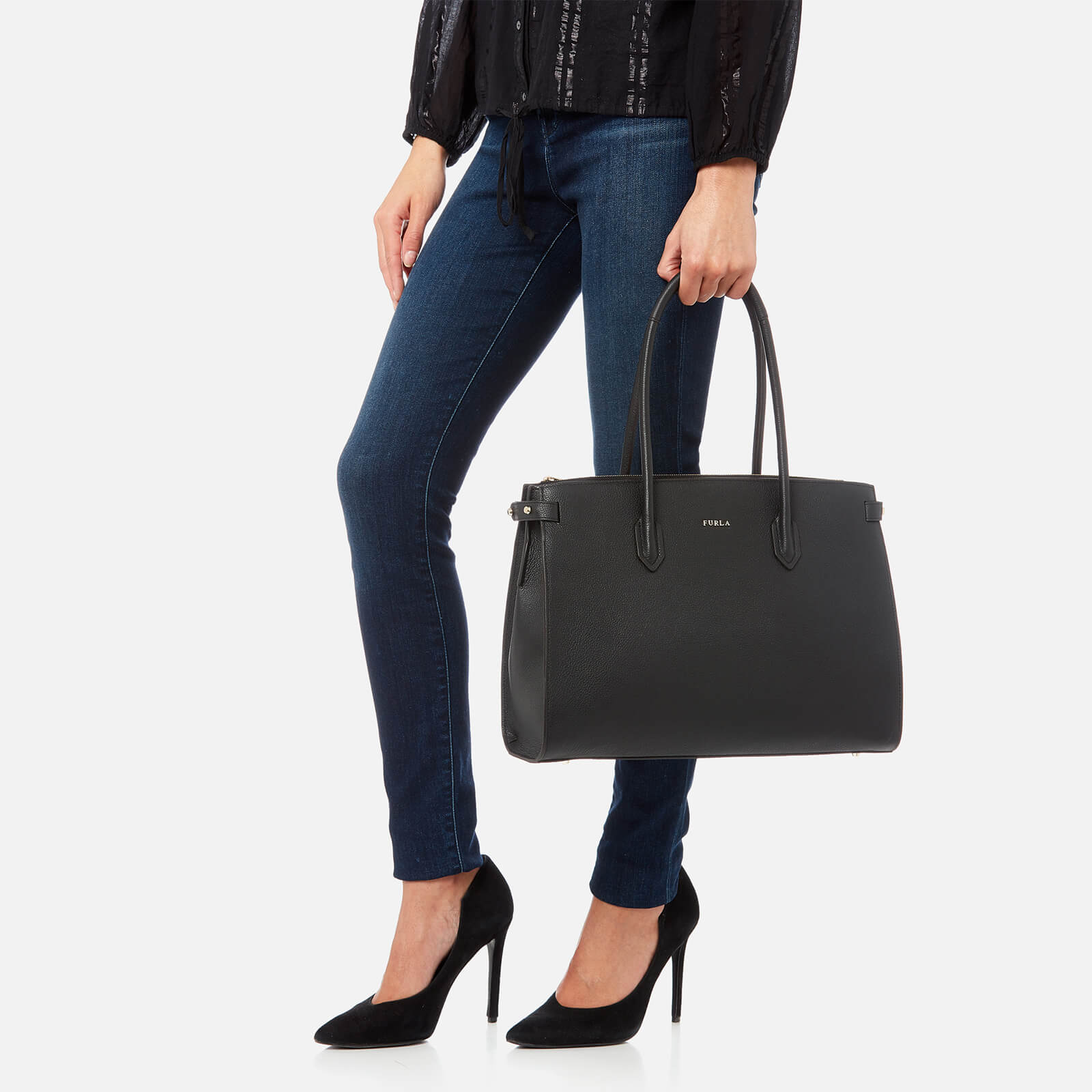 Furla pin m tote outlet
