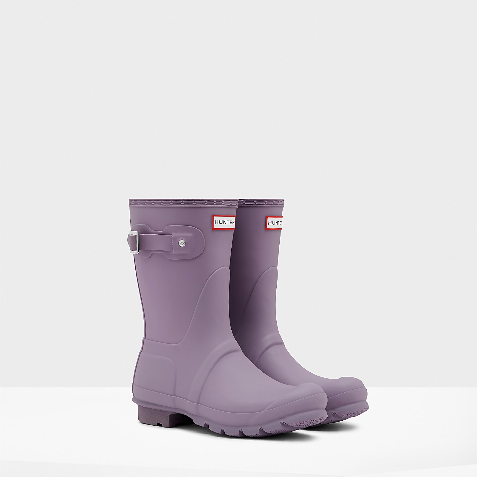 Hunter Women s Original Short Wellies Thunder Cloud Allsole