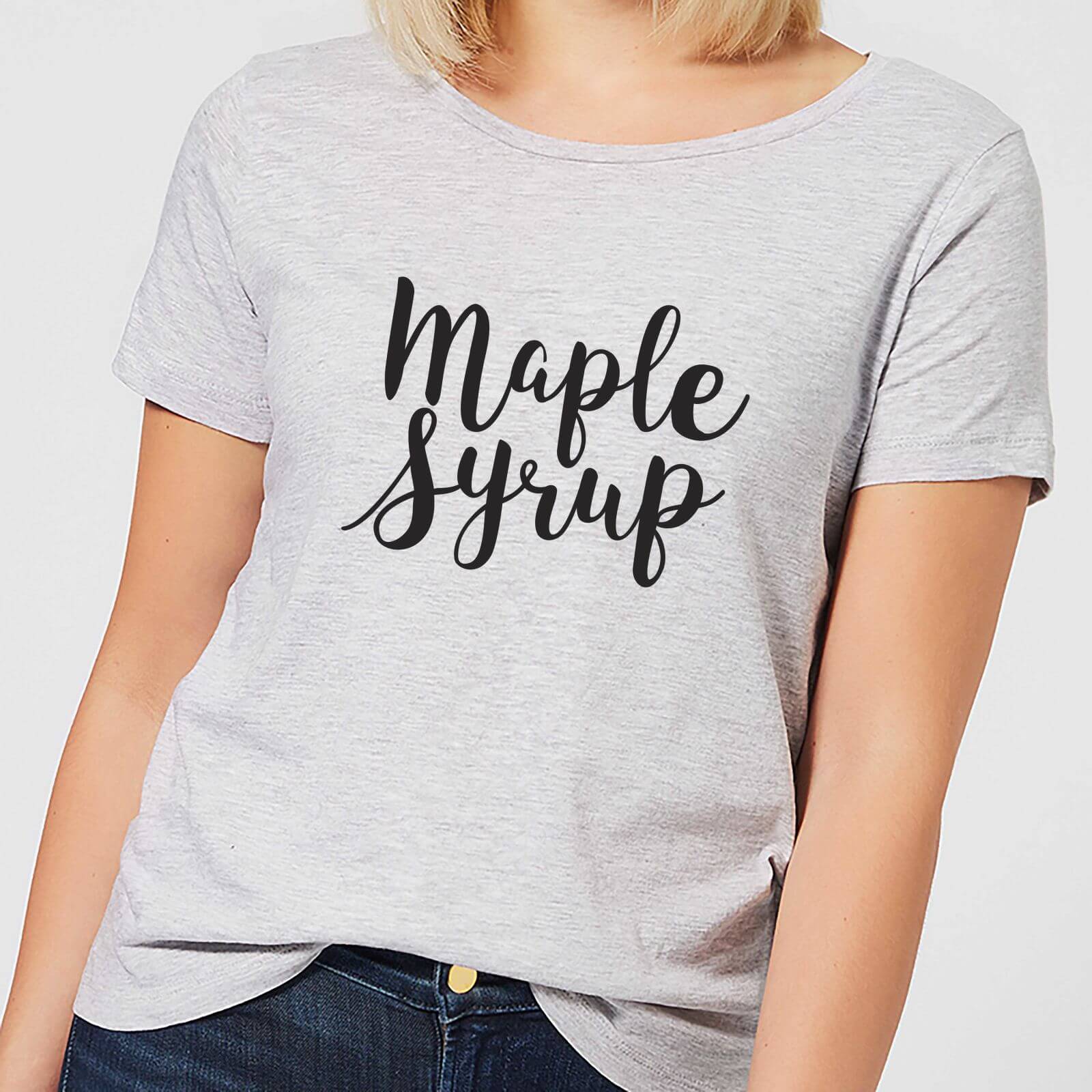 Maple Syrup Women's T-Shirt - Grey - L - Grey