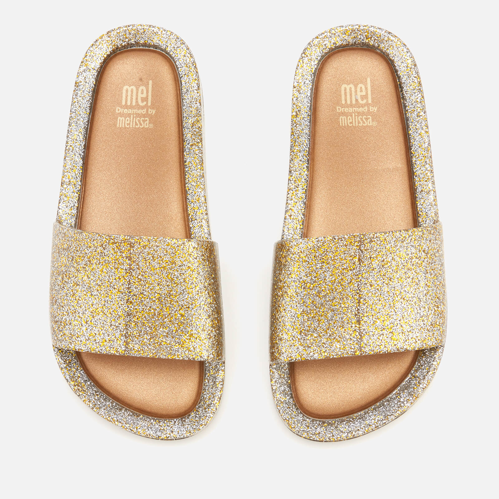 Mini melissa deals gold glitter