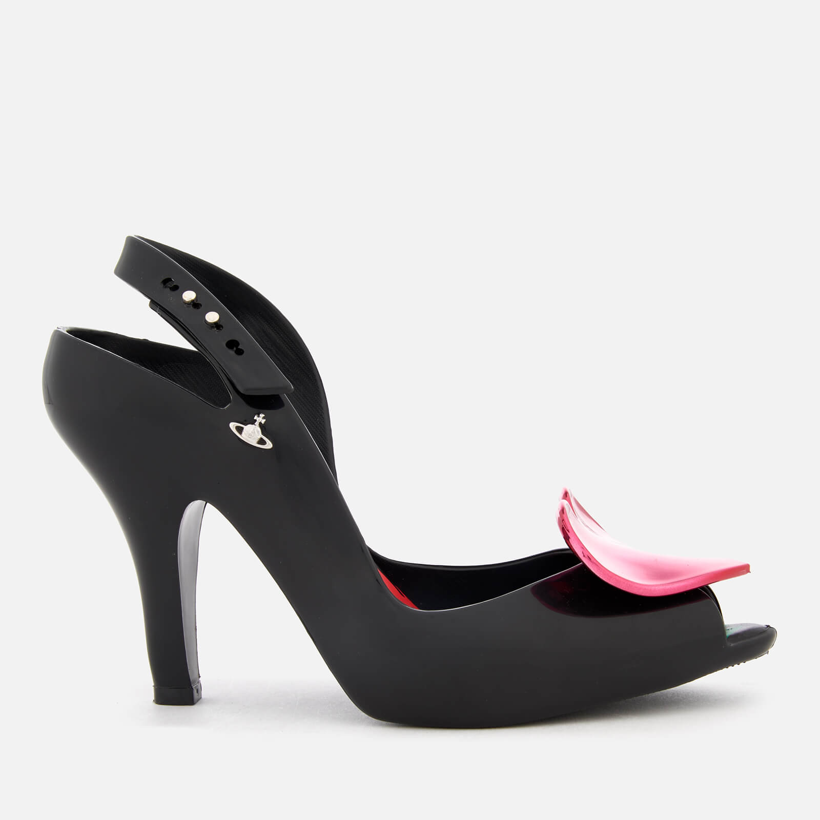 Vivienne Westwood for Melissa Women s Lady Dragon 19 Heeled Sandals Black Heart Coggles