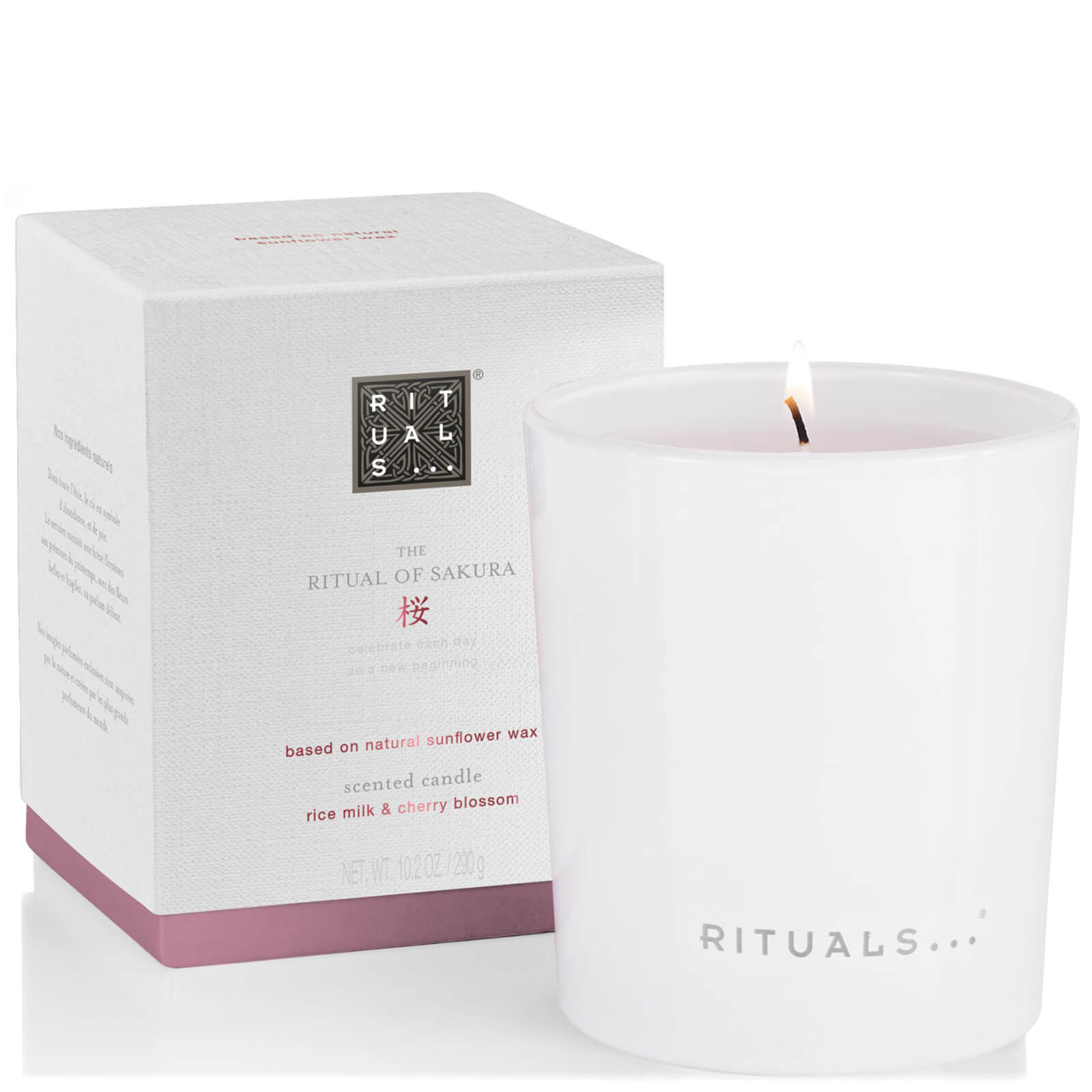 RITUALS The Ritual of Sakura キャンドル Rituals The Ritual of Sakura Scented Candle 290g | LOOKFANTASTIC