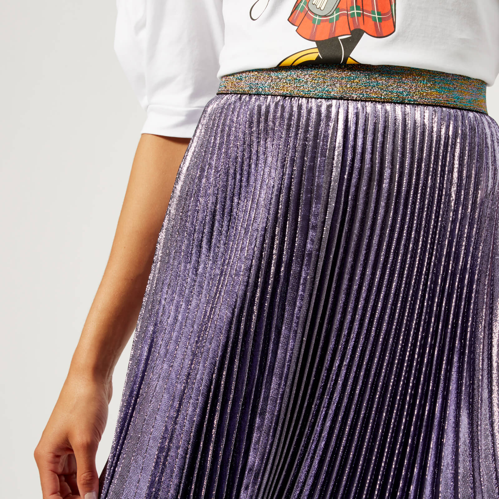 【CHRISTOPHER KANE】glitter flower skirt x Christopher Kane embellished miniskirt in pink - Self