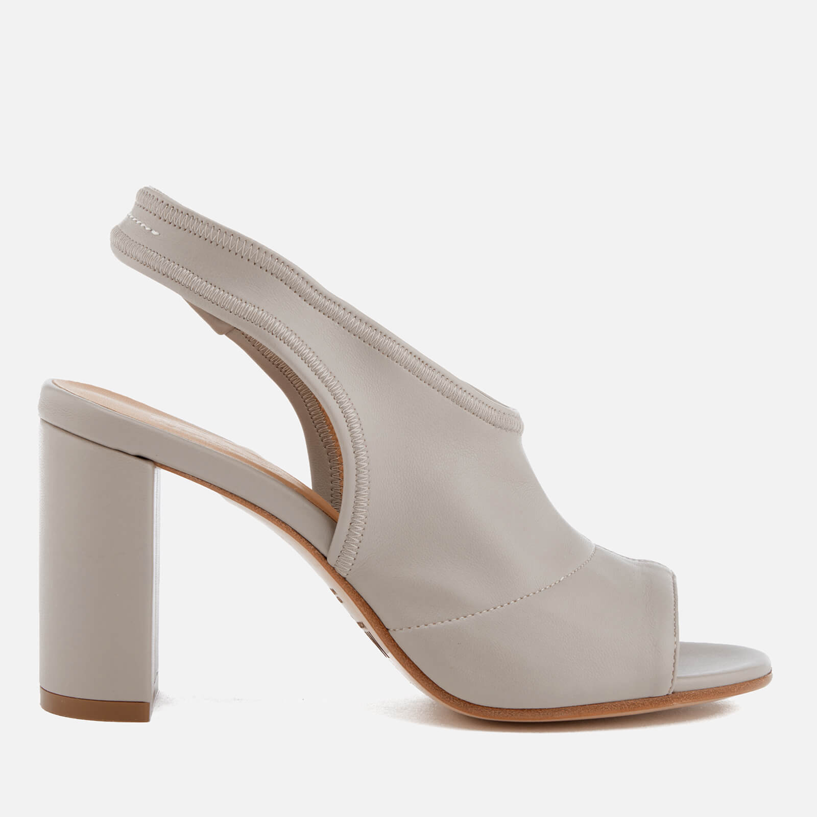 サンダル・ミュール Mm6 By Maison Margiela Open-Toe Slingback Sandals With MM6 Maison Margiela Women's Sling Back Heeled Sandals - Gray