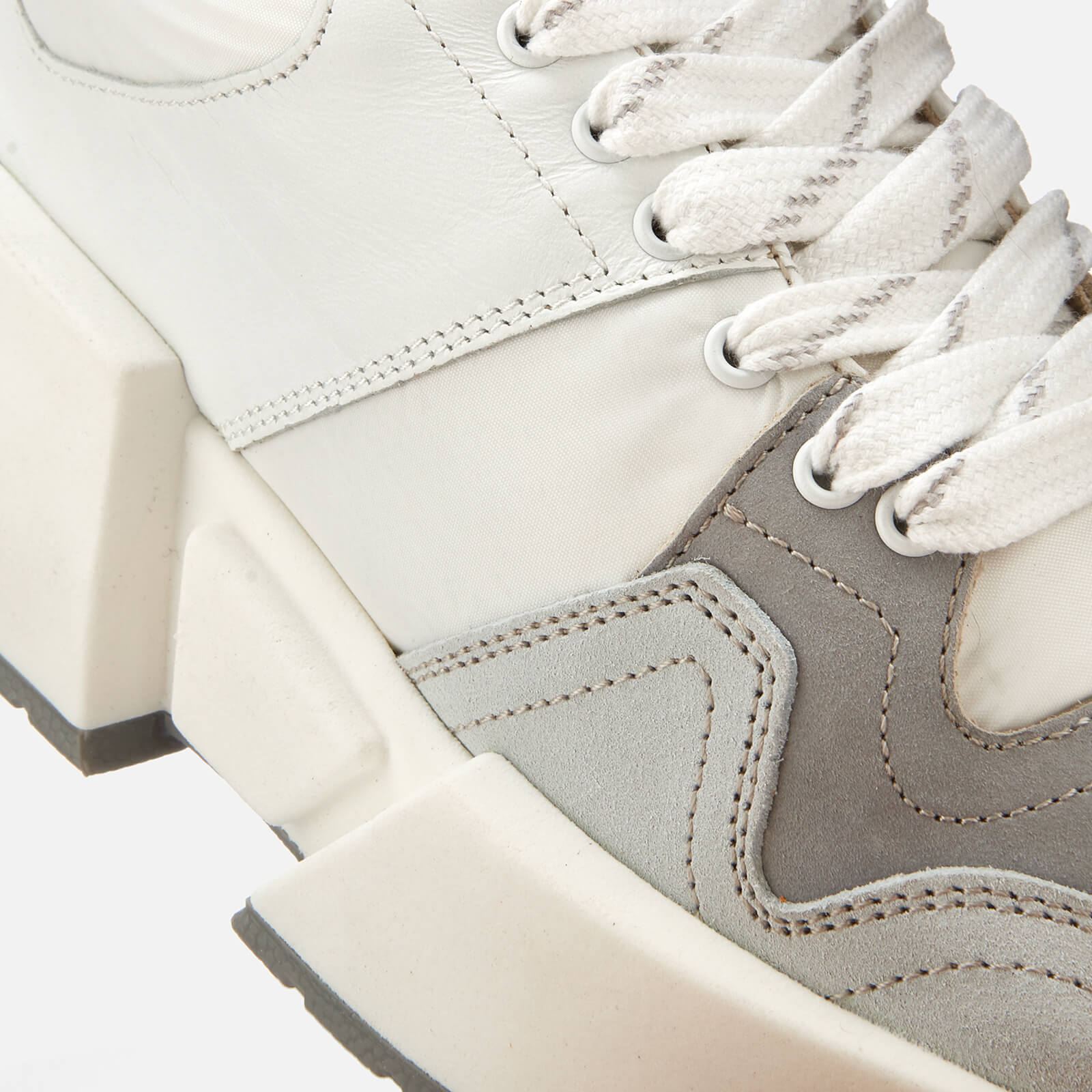 MM6 Maison Margiela Women's Trainers - White/Grey/White MM6 Maison Margiela Women's Trainers - White/Grey/White