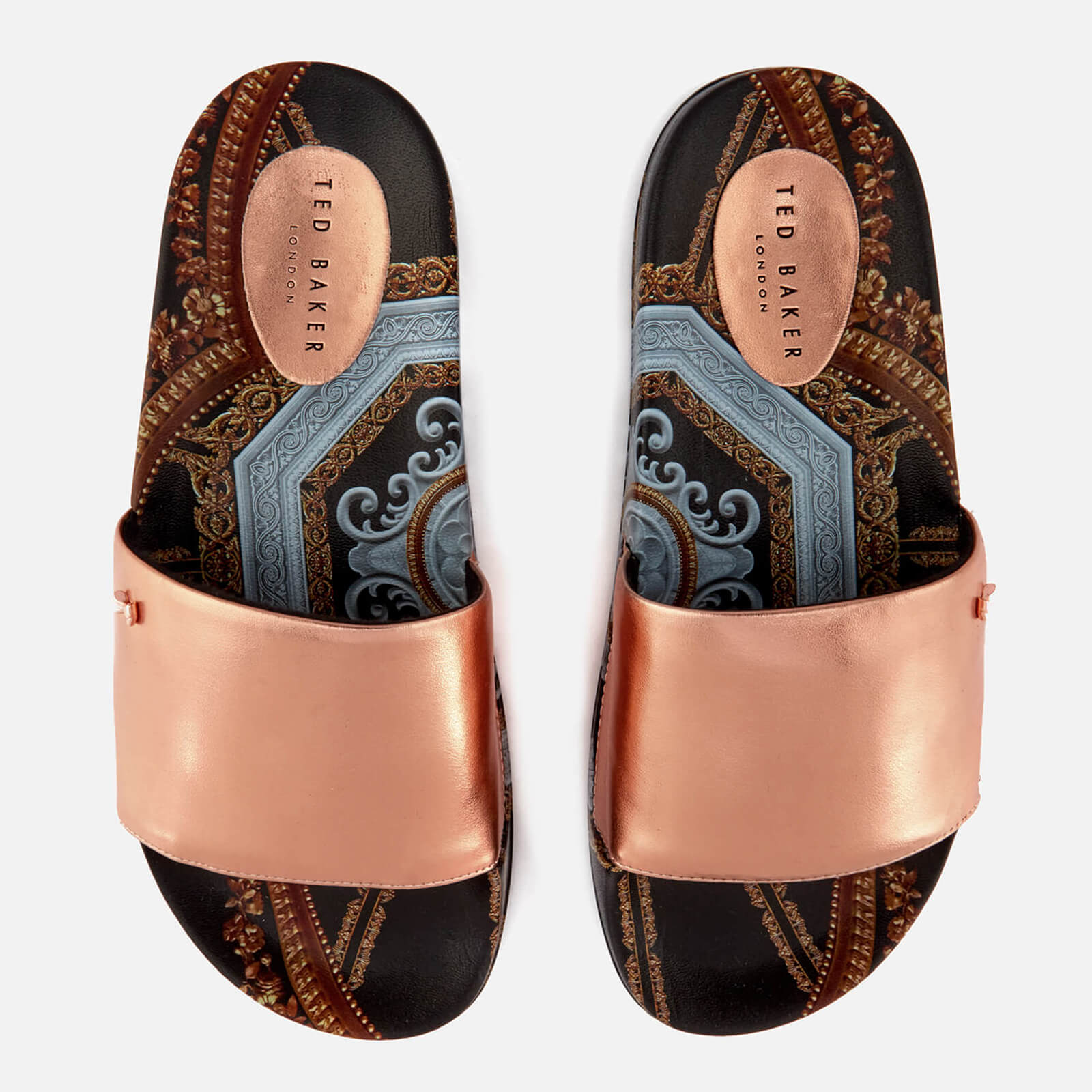 Ted Baker Women s Aveline Slide Sandals Black Versailles Allsole