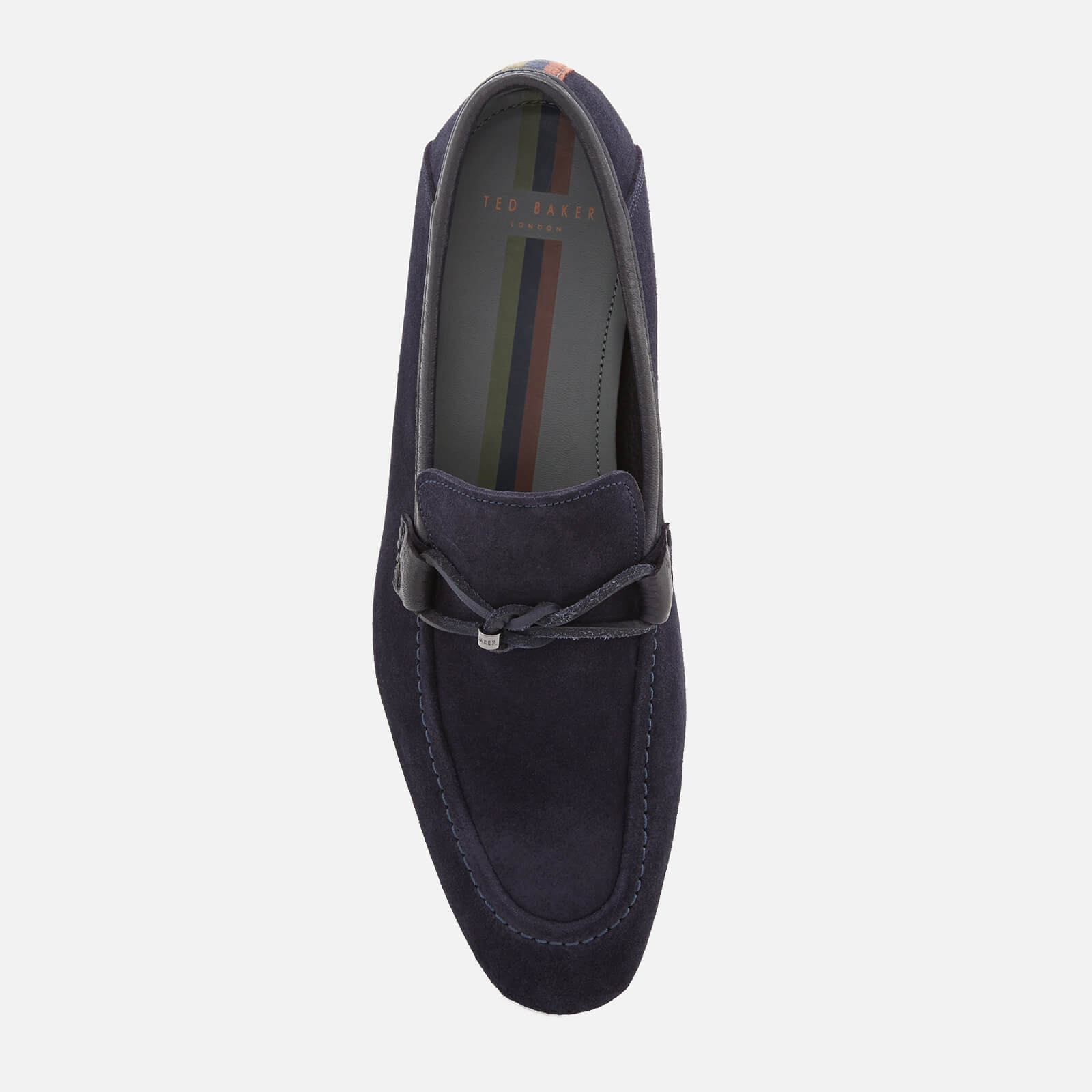 Ted Baker Men s Hoppken Suede Loafers Dark Blue Allsole