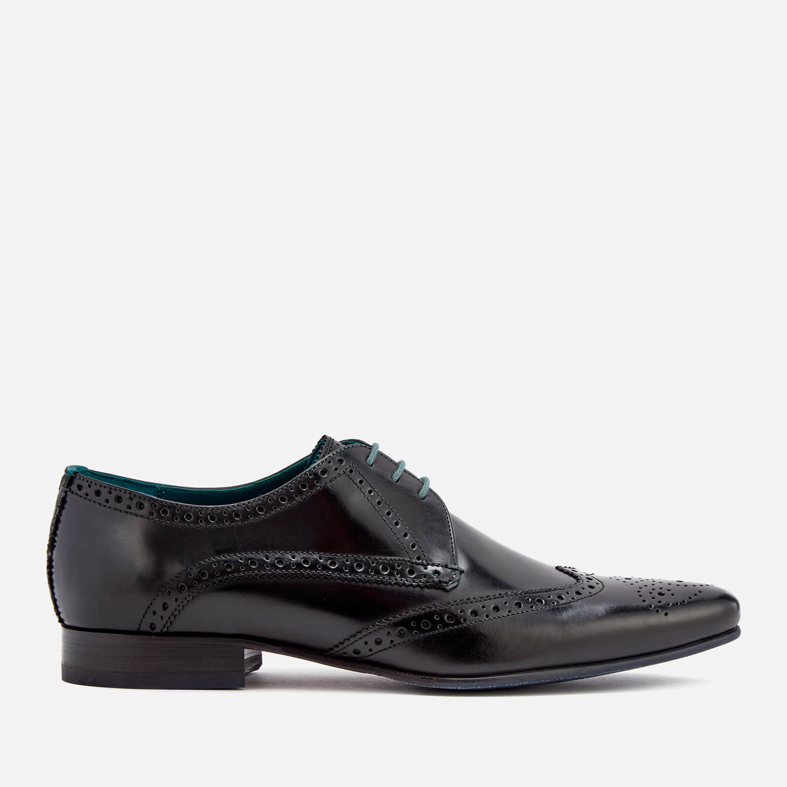 Ted Baker Men s Hosei Leather Wing Tip Brogues Black Allsole
