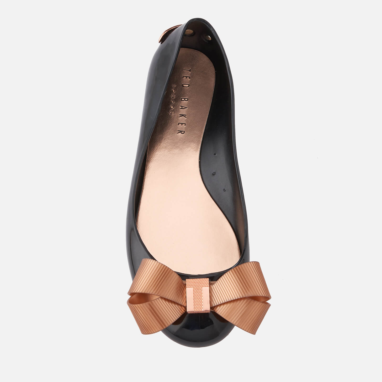 Ted Baker Women s Larmiar Bow Ballet Flats Black Allsole