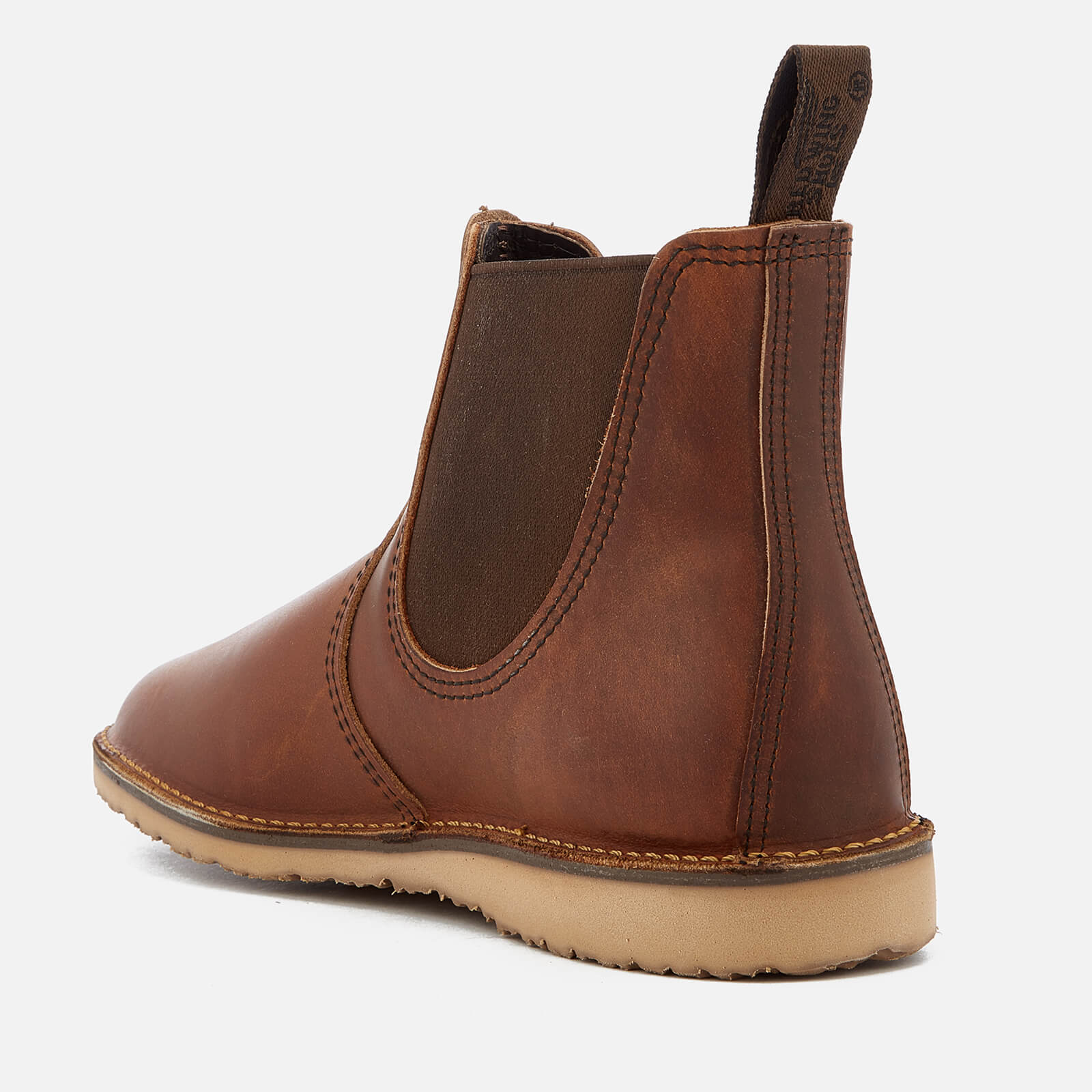 Red Wing Men s Weekender Leather Chelsea Boots Copper Rough Tough Allsole