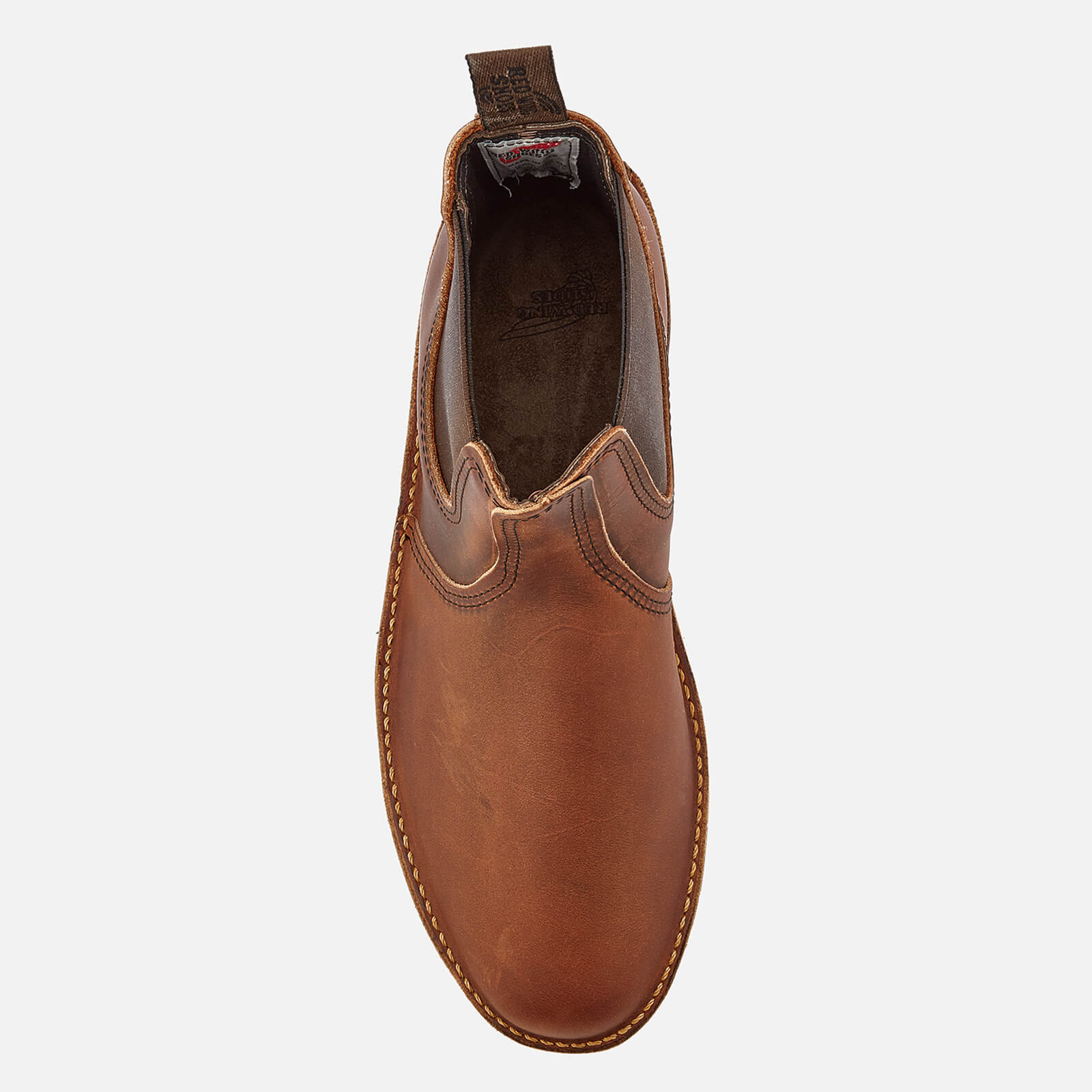 Red Wing Men s Weekender Leather Chelsea Boots Copper Rough Tough Allsole