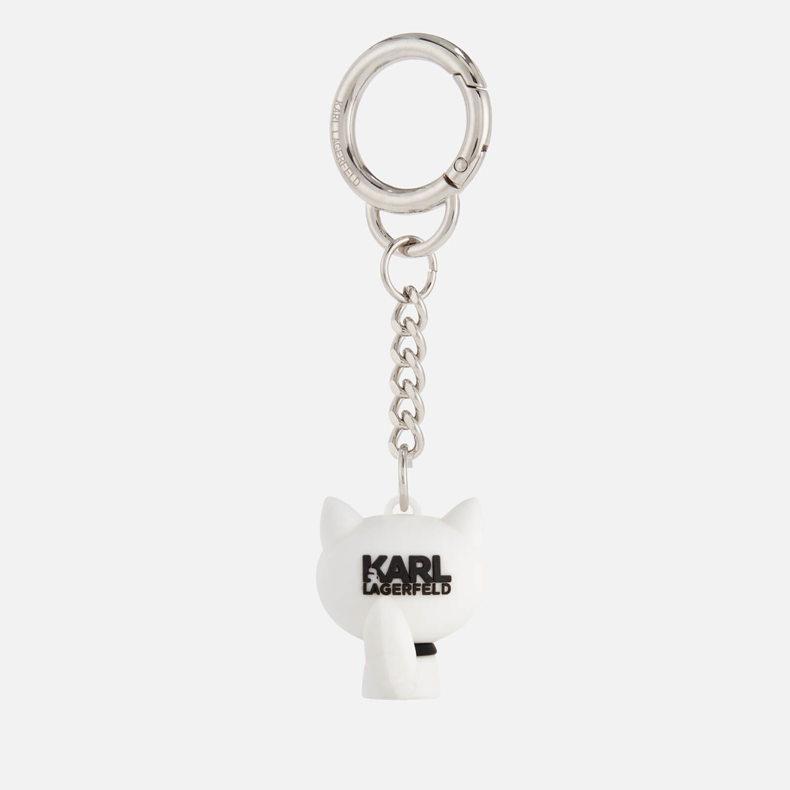 キーホルダー・キーリング KARL LAGERFELD K/IKONIK OUTLINE KEYCHAIN Karl Lagerfeld Women's K/Ikonik 3D Choupette Keychain