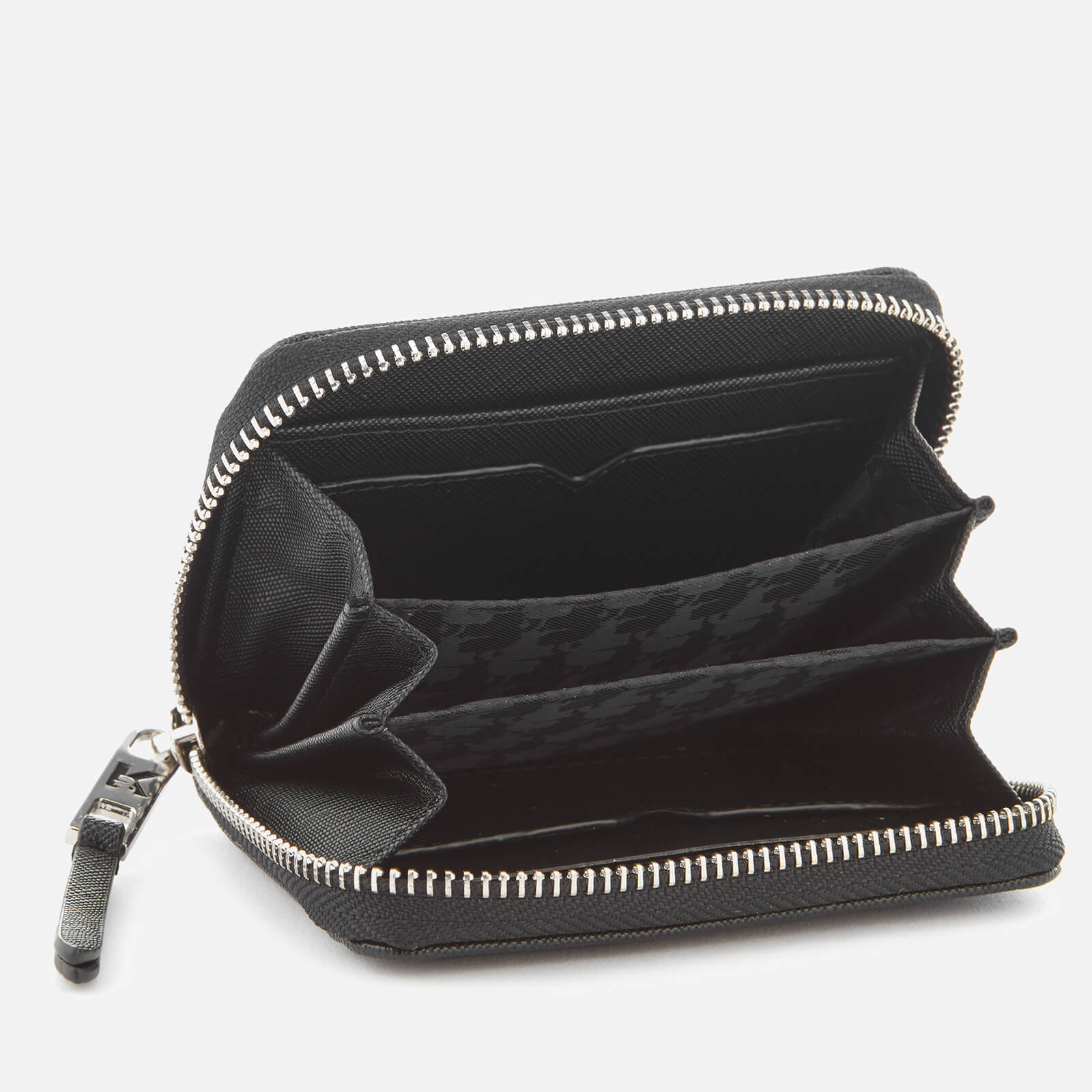Karl Lagerfeld Women's K/Ikonik Small Zip Wallet - Black