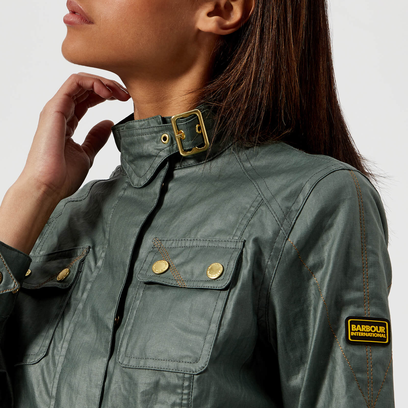 Barbour bearings belted jacket hotsell