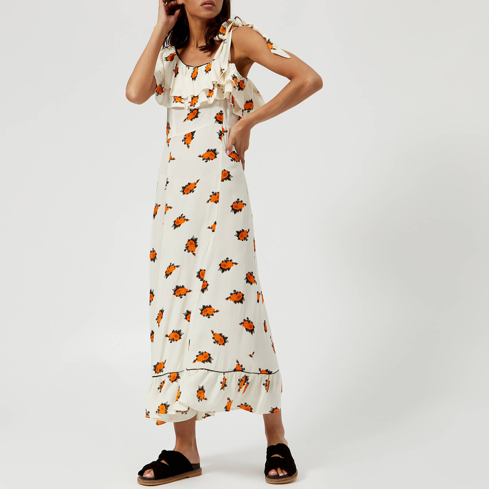 Ganni lowell vanilla ice dress sale