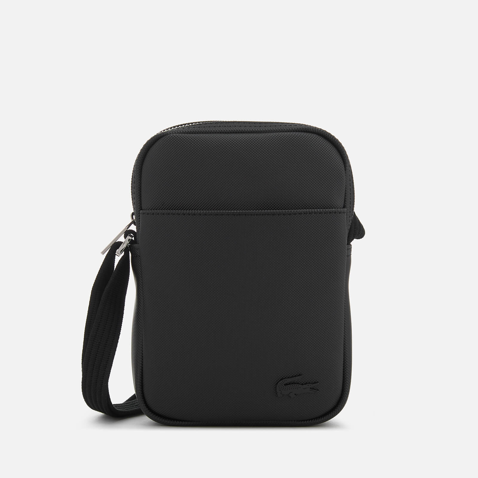 Lacoste vertical camera bag black hot sale