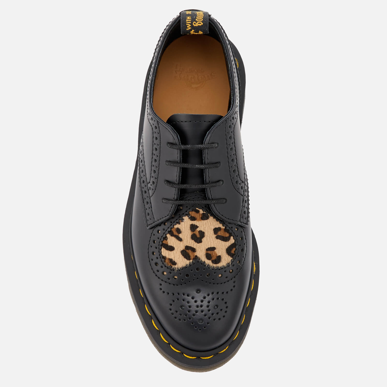 Dr. Martens Women s Joyce Heart Polished Leather Brogues Black