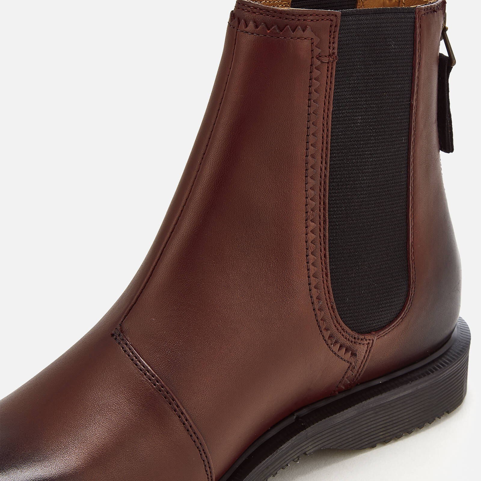 Dr. Martens Women s Zillow Antique Temperley Leather Chelsea Boots Cherry Red Allsole