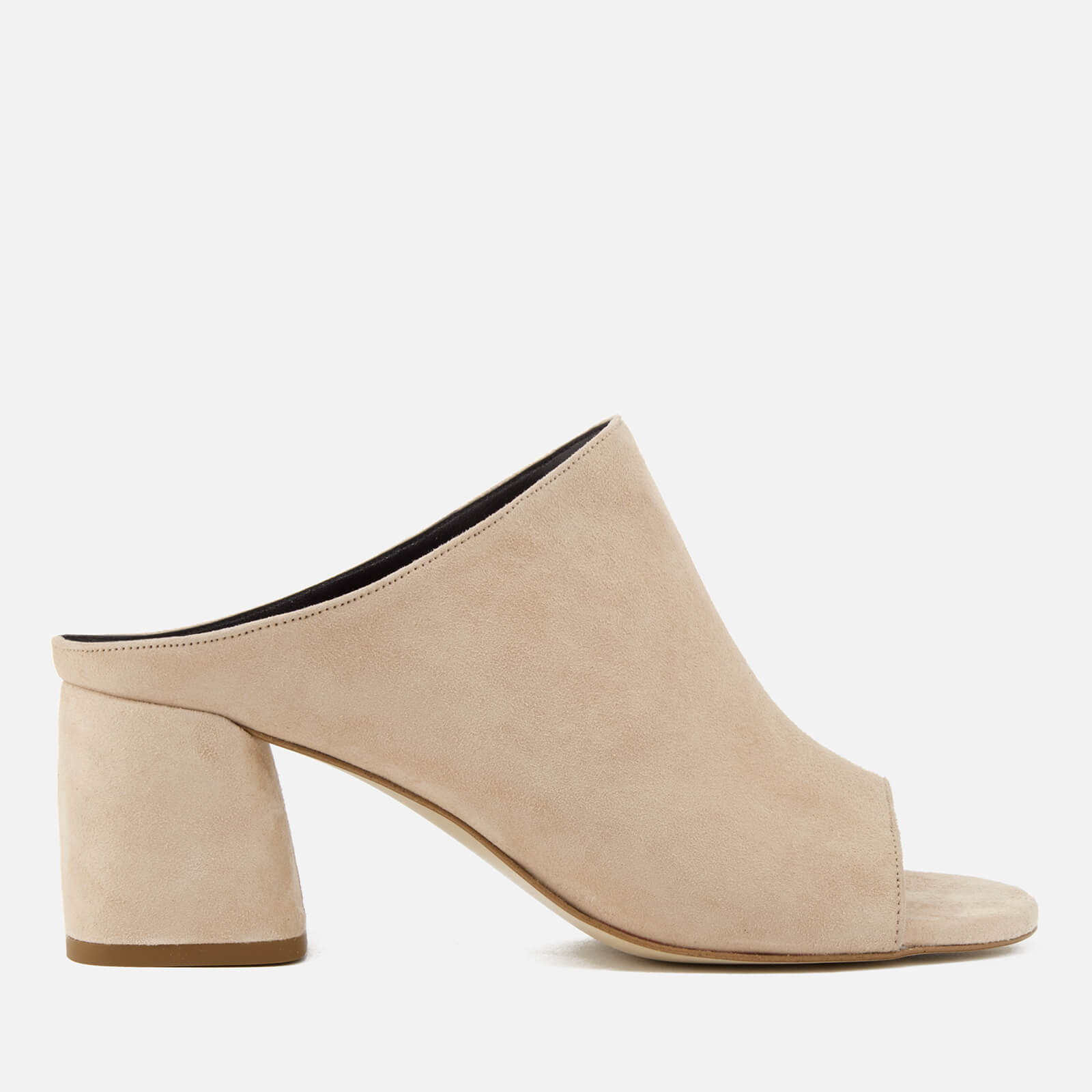 Rebecca Minkoff Women s Selene Suede Heeled Mules Nude Allsole
