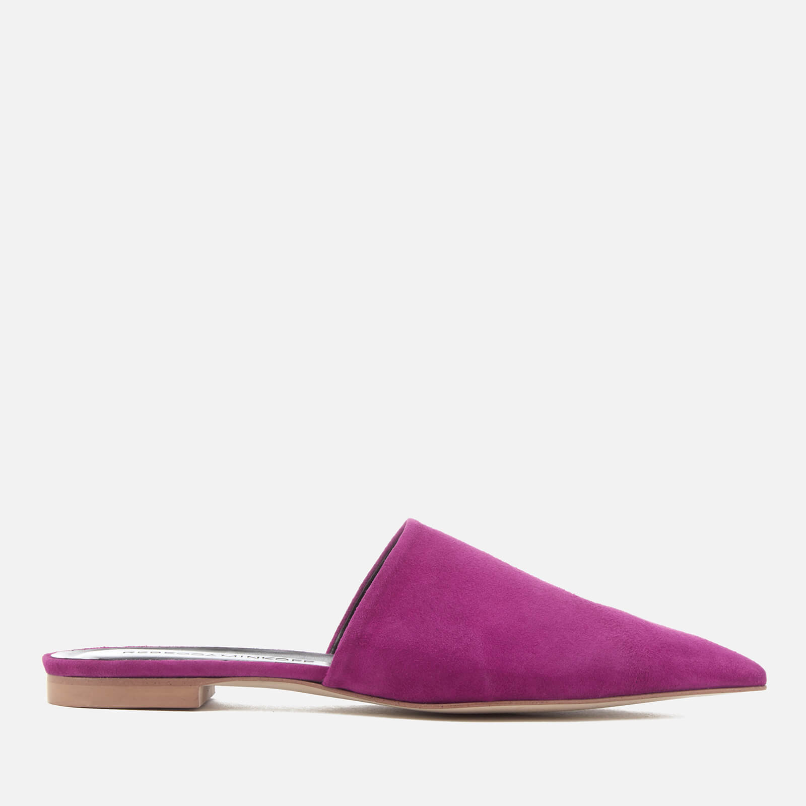 Rebecca Minkoff Women s Sara Suede Pointed Mules Fucsia UK 3 Coggles