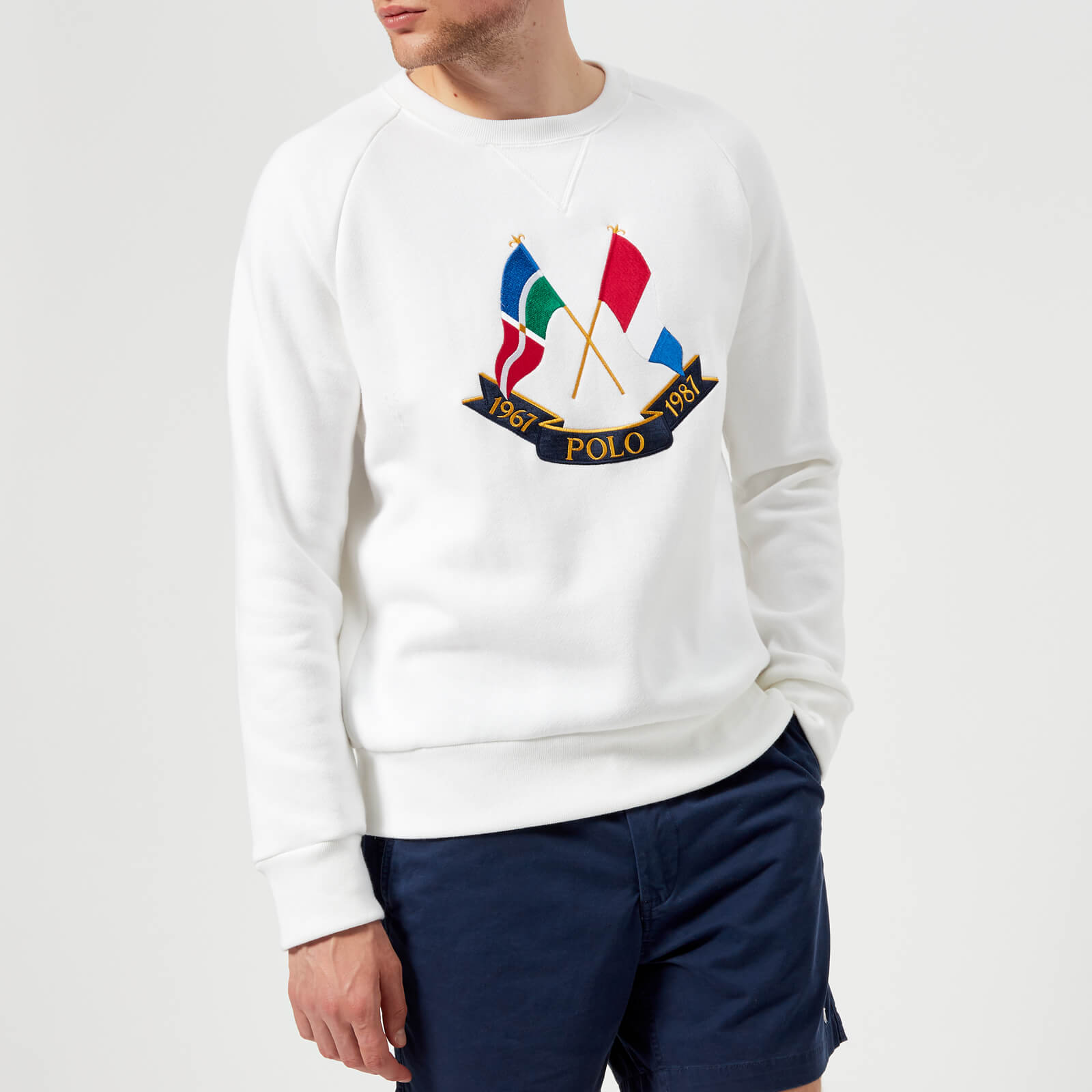 Polo cross online flags sweatshirt