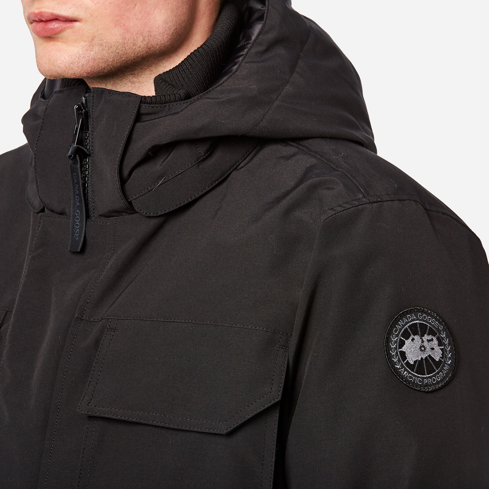 Canada Goose Men s Black Label Maitland Parka Jacket Black XS Coggles