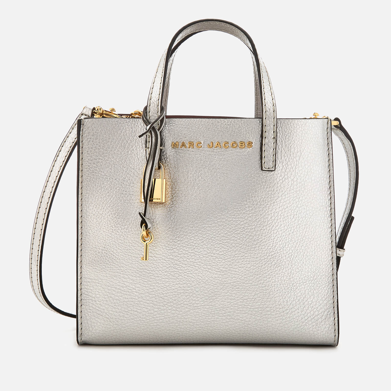 Marc Jacobs Women s Mini Grind Tote Bag Silver Coggles