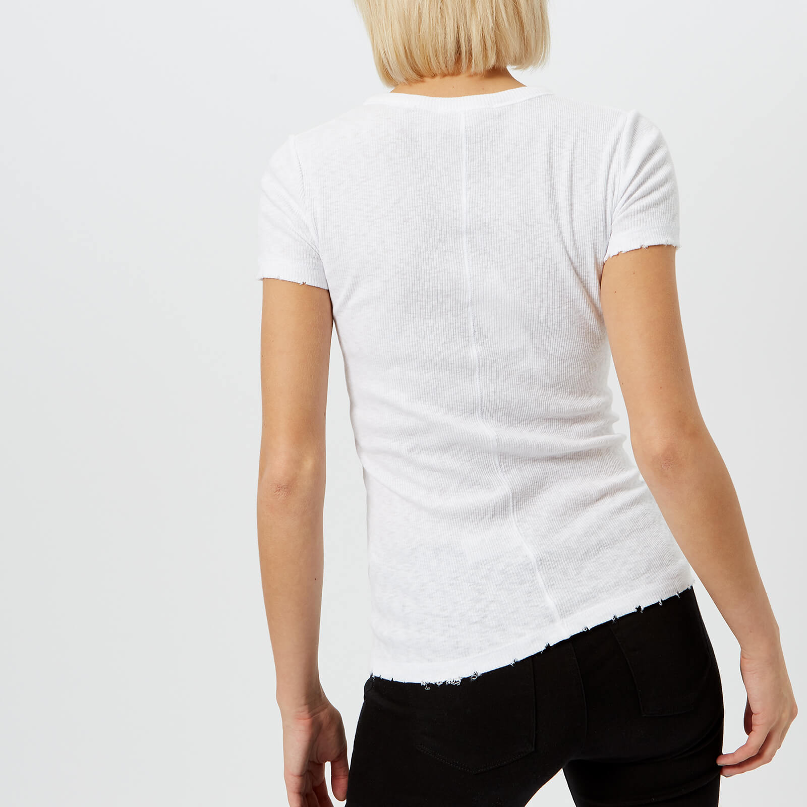 Helmut Lang Women's Chewed Up Vintage T-Shirt - White | Coggles