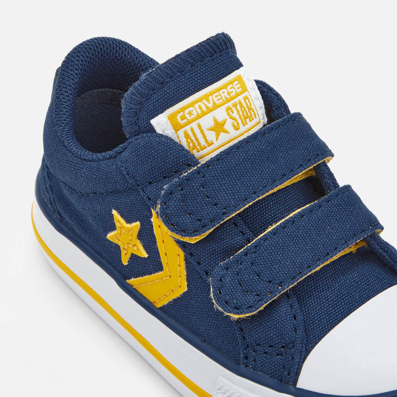 Converse Toddlers Star Player Ev 2V Ox Trainers Navy Mineral Yellow White Allsole