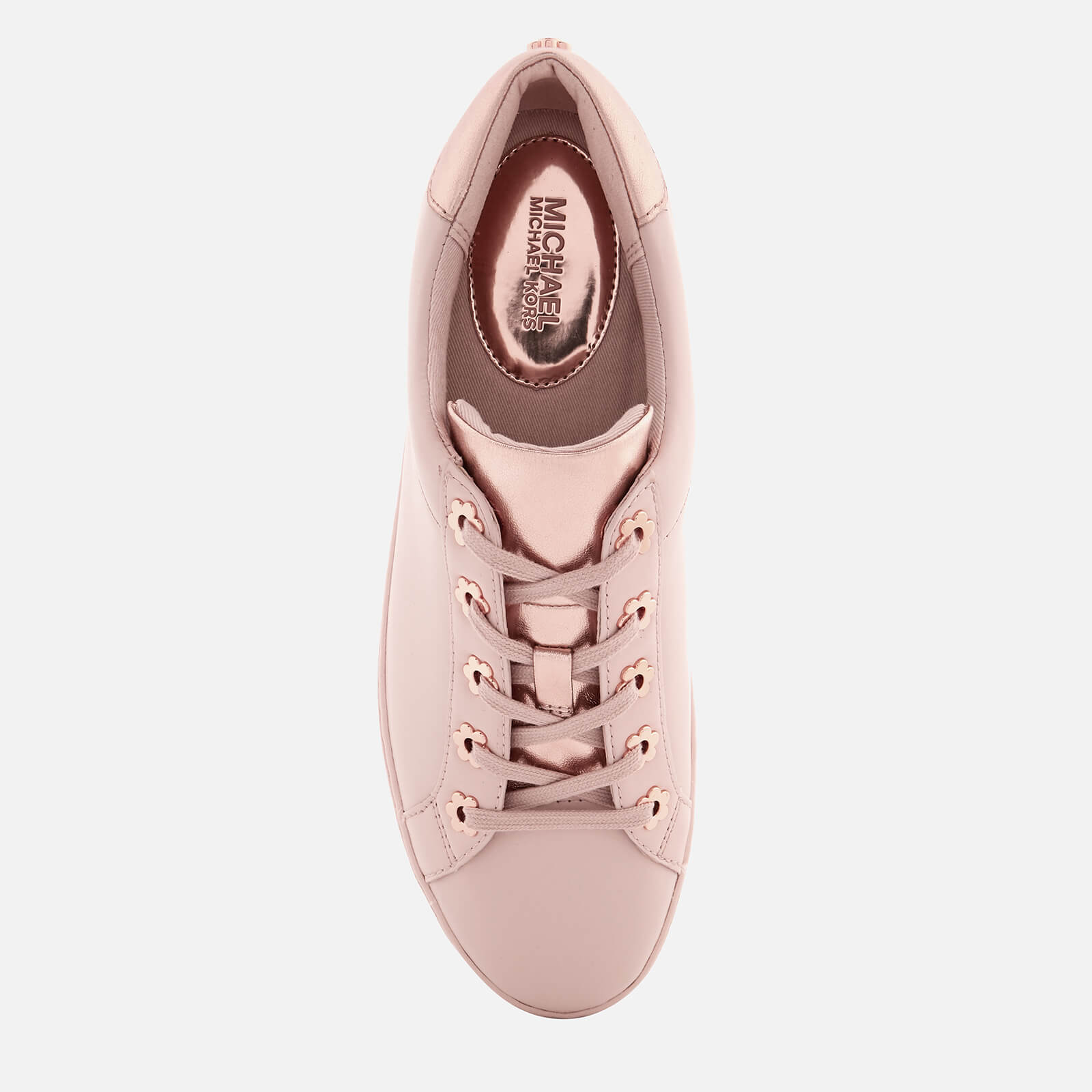 MICHAEL MICHAEL KORS Women s Irving Leather Low Top Trainers Soft Pink Allsole