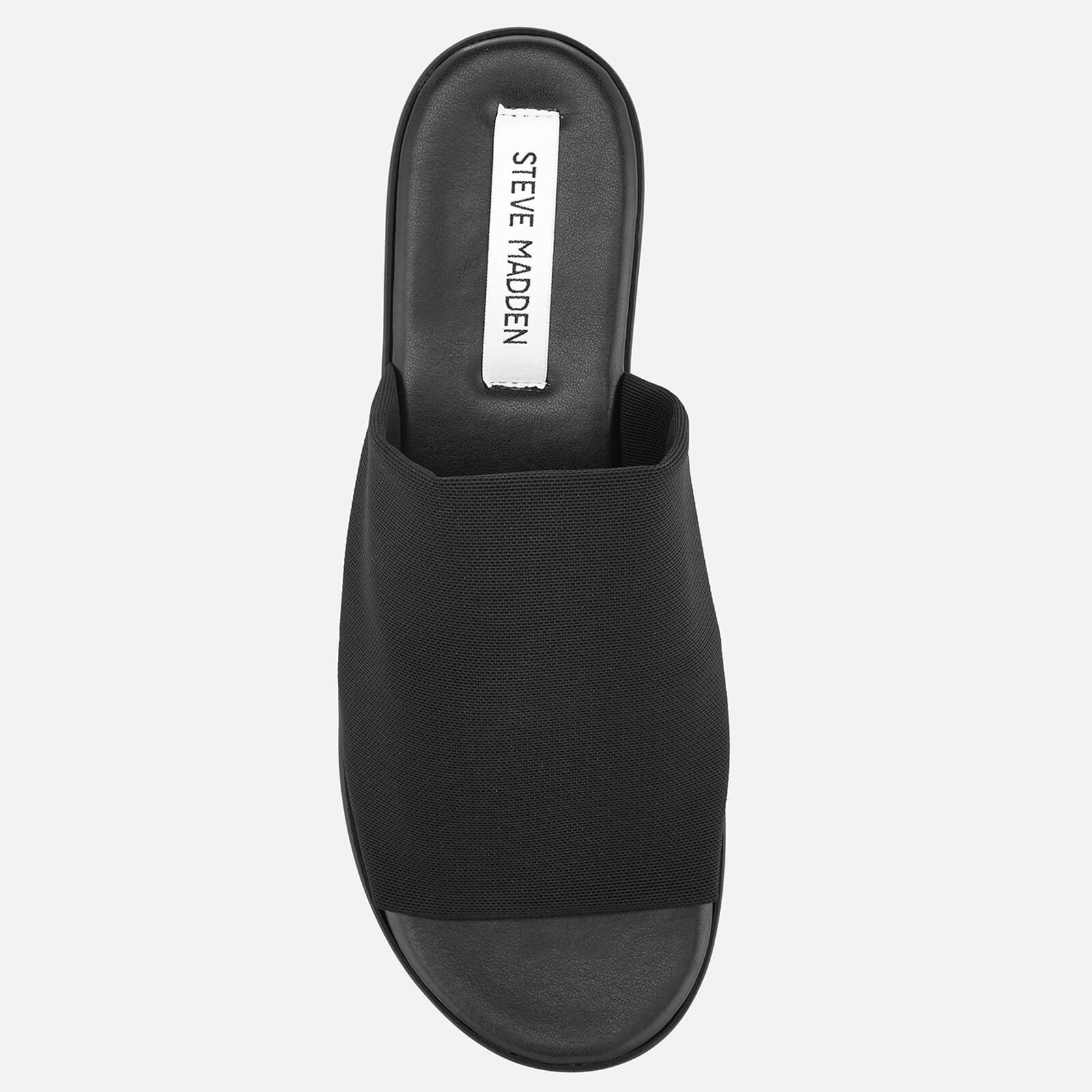 Steve madden slinky black flatform sandals discount